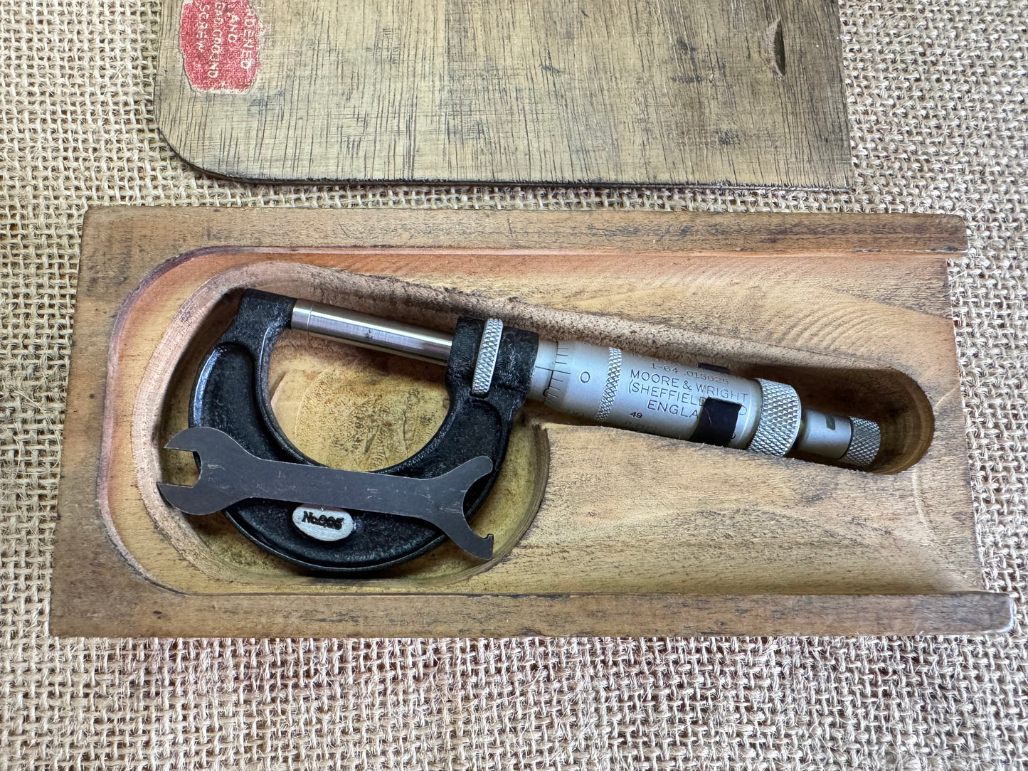 Moore & Wright No 965 0-1” Micrometer