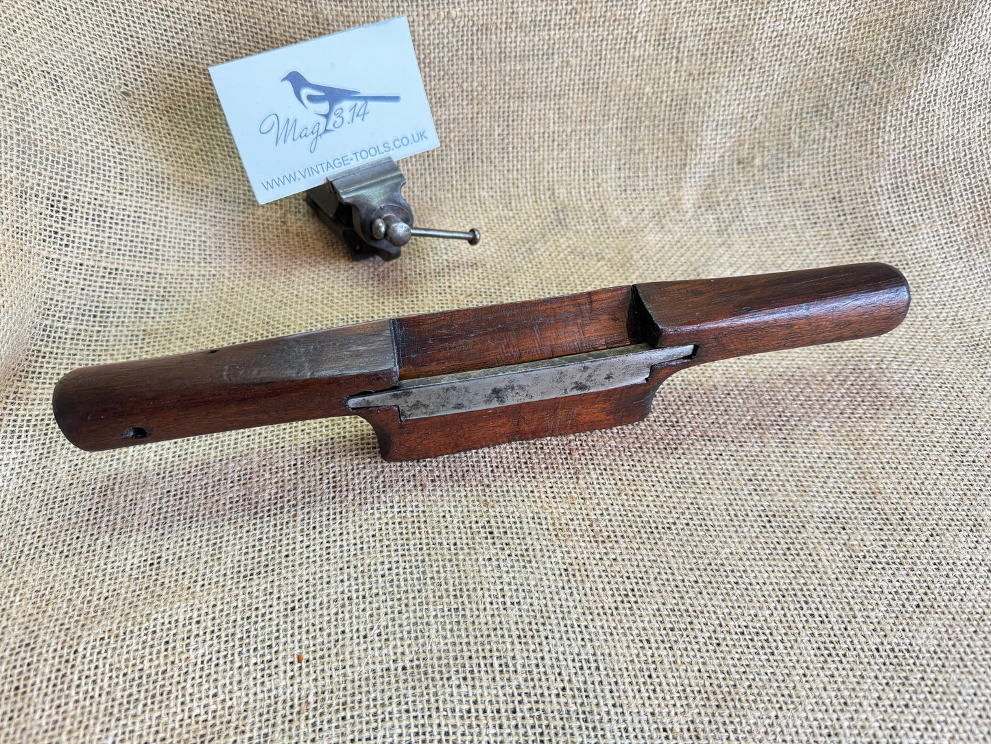 Vintage Wooden Body Spoke Shave 3.5” Iron