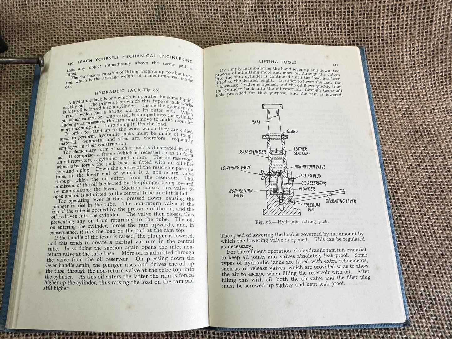 1958 Teach Yourself Mechanical Engineering Volume 1 Hand Tools