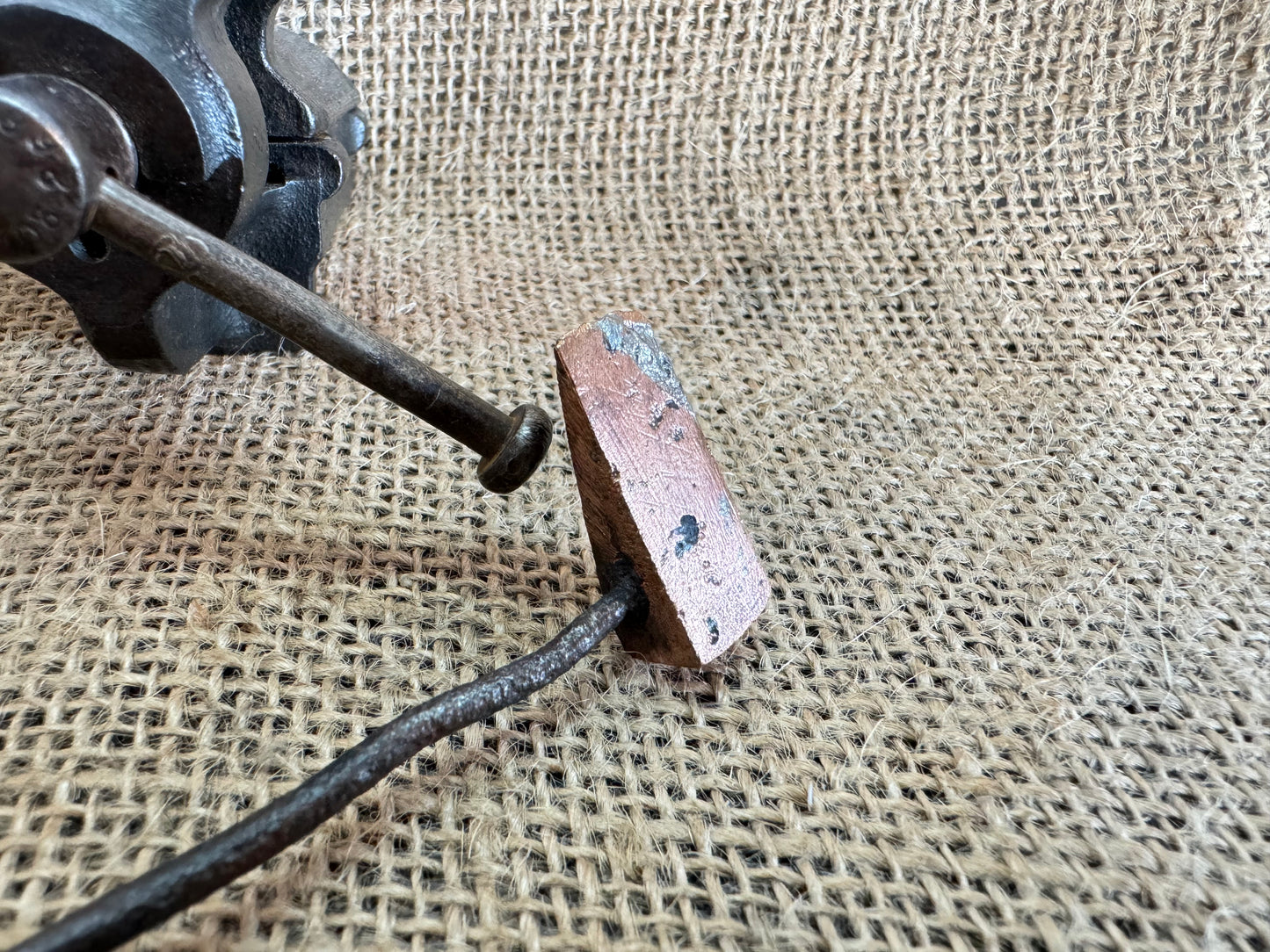 90 Degree Vintage Copper Head Soldering Iron