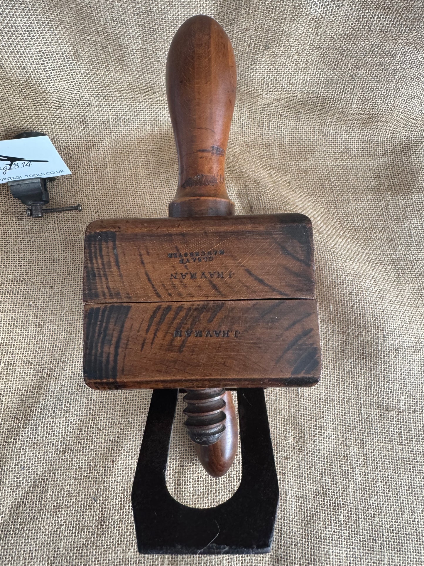 Very Rare Gleave of Manchester Twin Iron Stail Engine / Rounding Plane