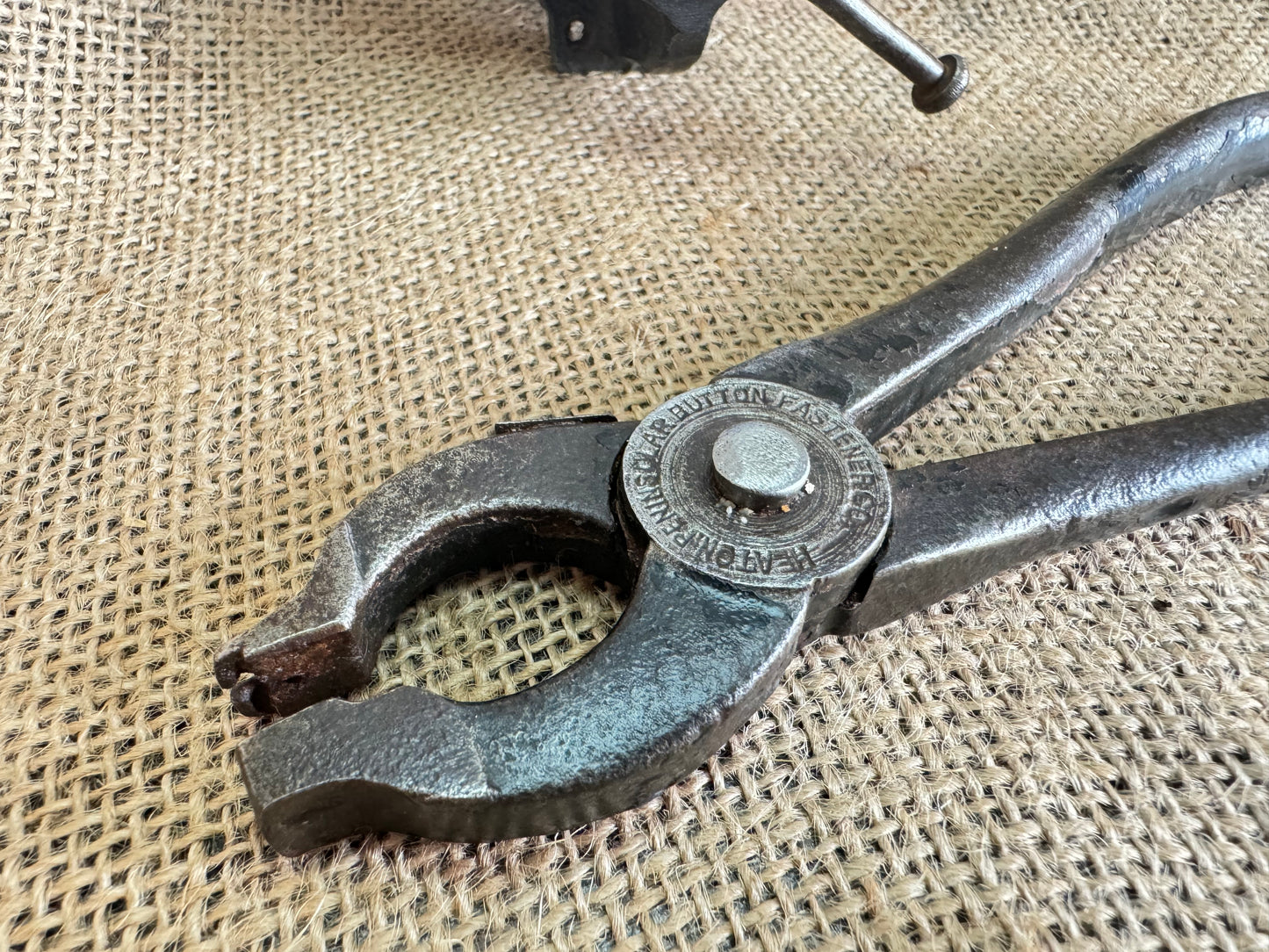 Heaton Penninsular Button Fastener Pliers