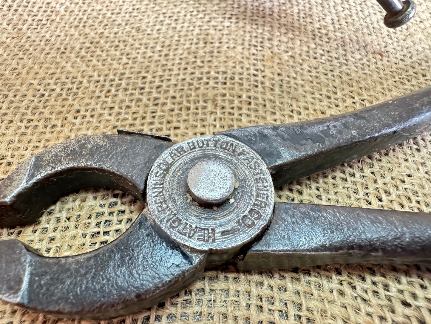 Heaton Penninsular Button Fastener Pliers