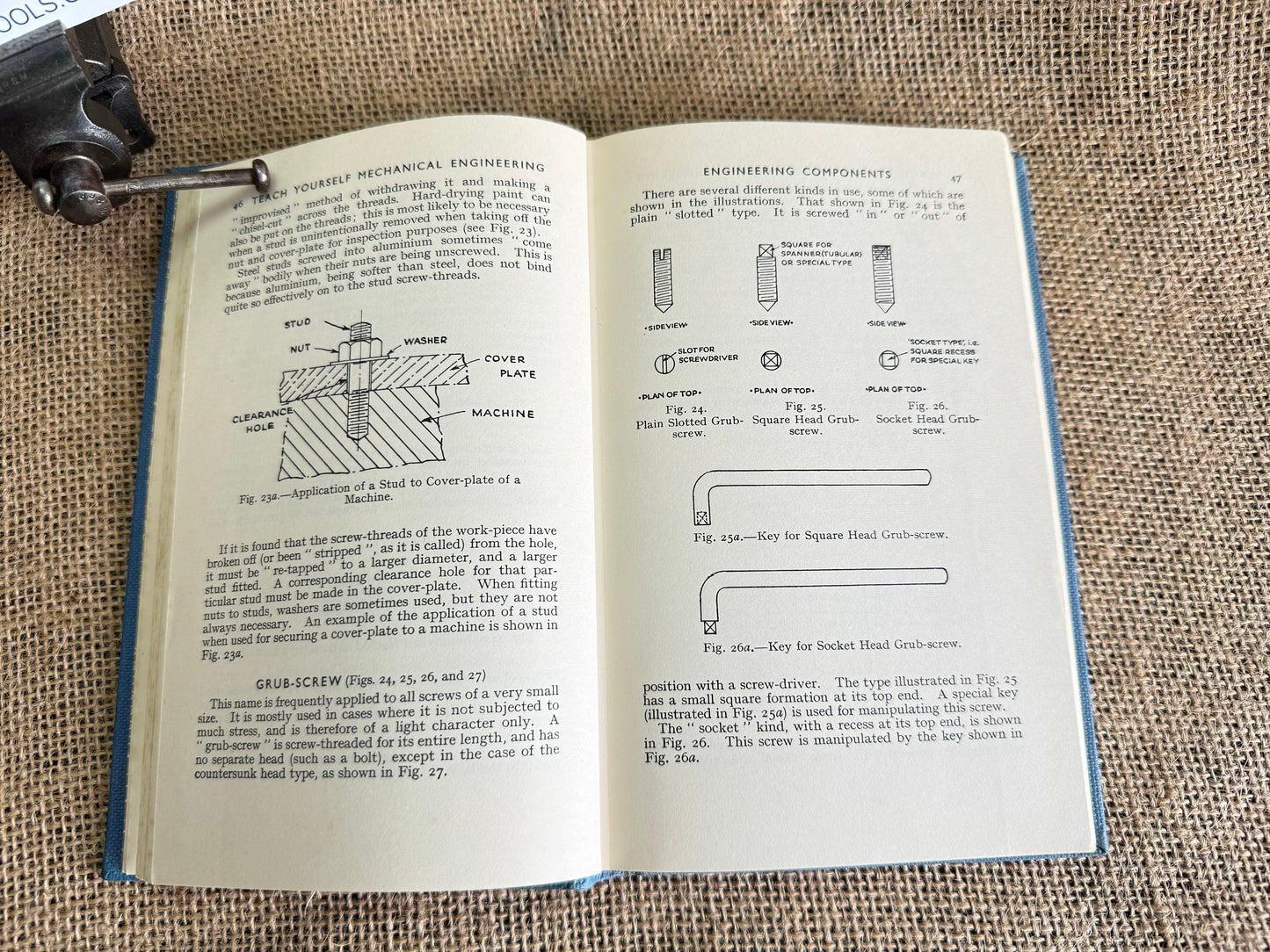 1962 Teach Yourself Engineering Components and Materials Book