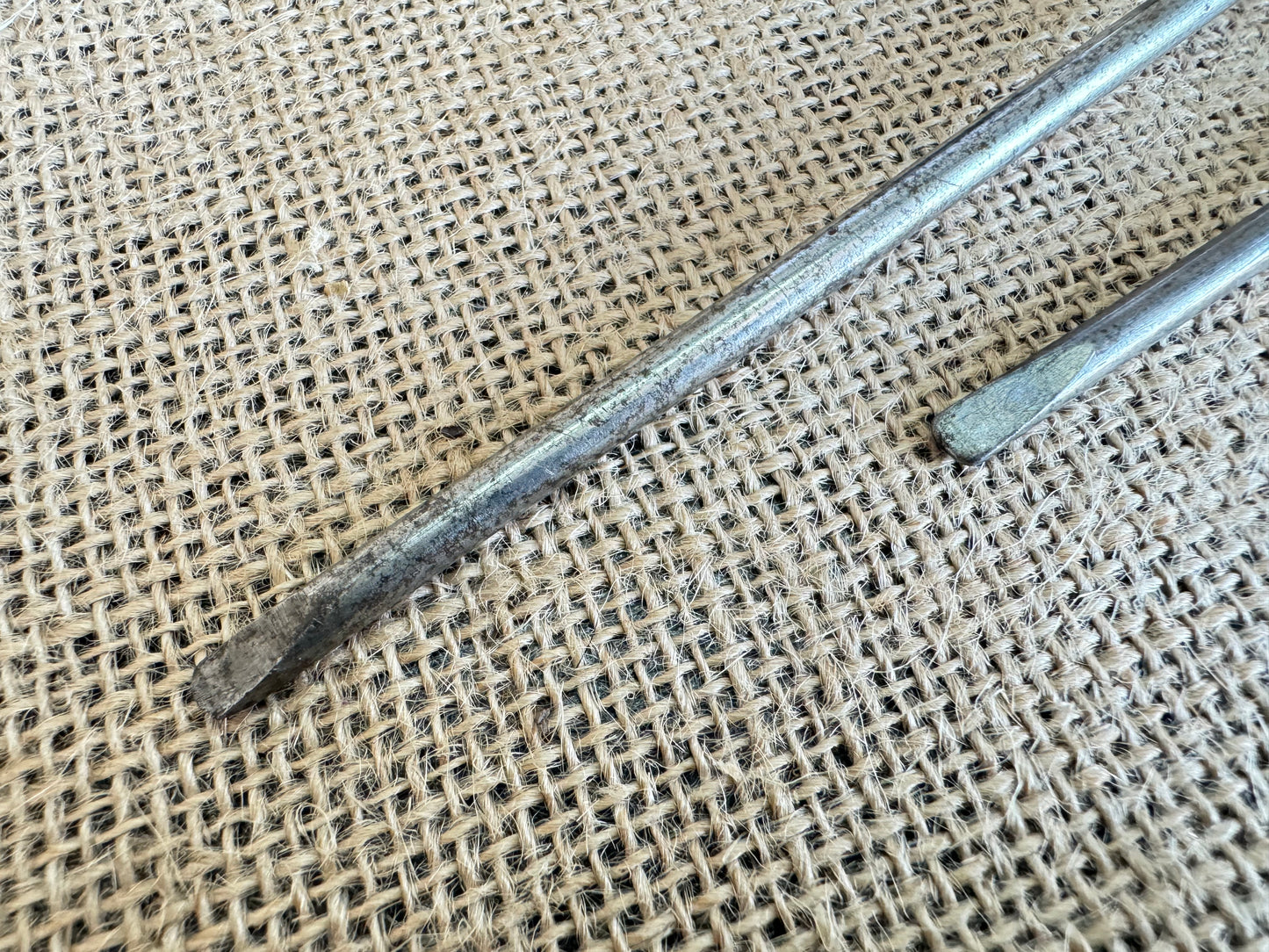 Pair of Vintage WM Marples Shamrock Skidproof Flat Head Screwdrivers