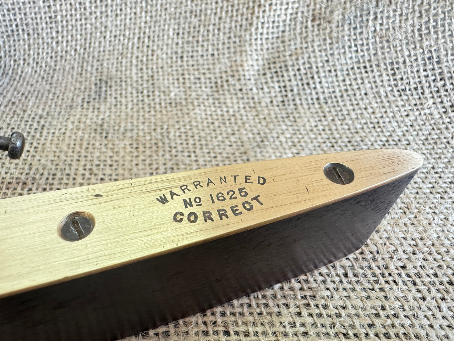 J Rabone & Sons No 1625 9” Spirit Level Rosewood and Brass