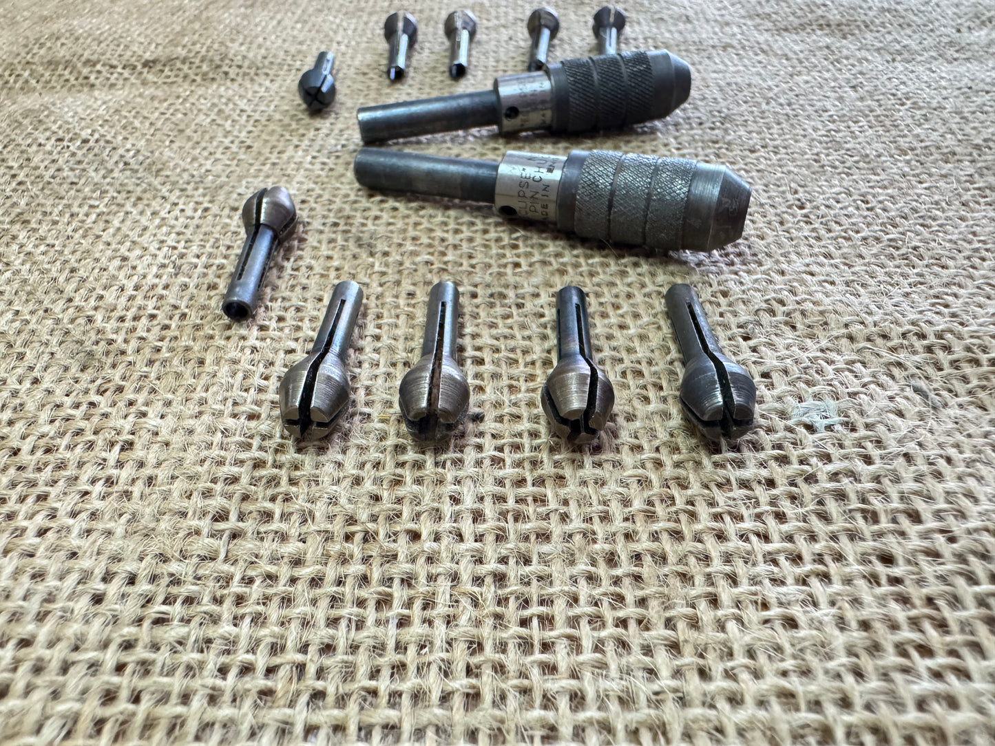 Eclipse No 160 Pin Chuck / Chuck Reducers with Chucks.