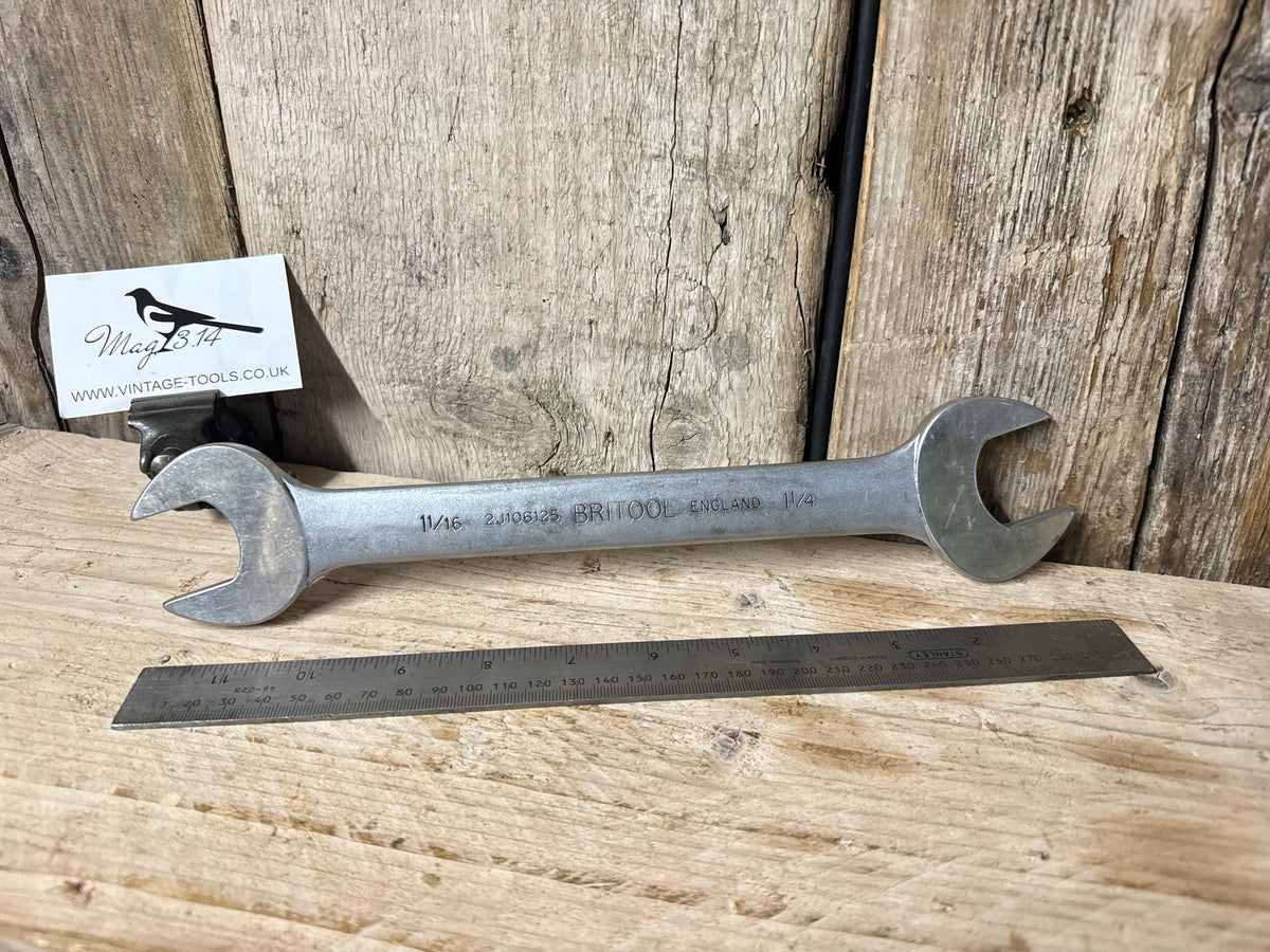 Britool 2J106125 1 1/16" & 1 1/4" Open Combination Spanner