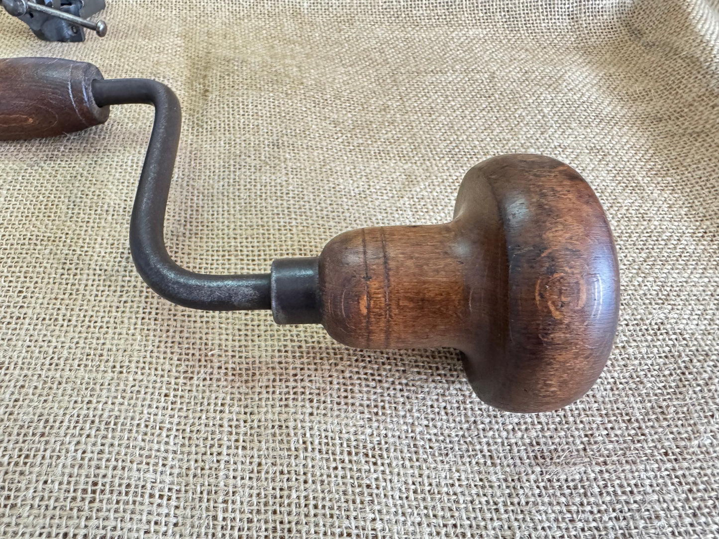 Antique Wooden Handled Drill Brace