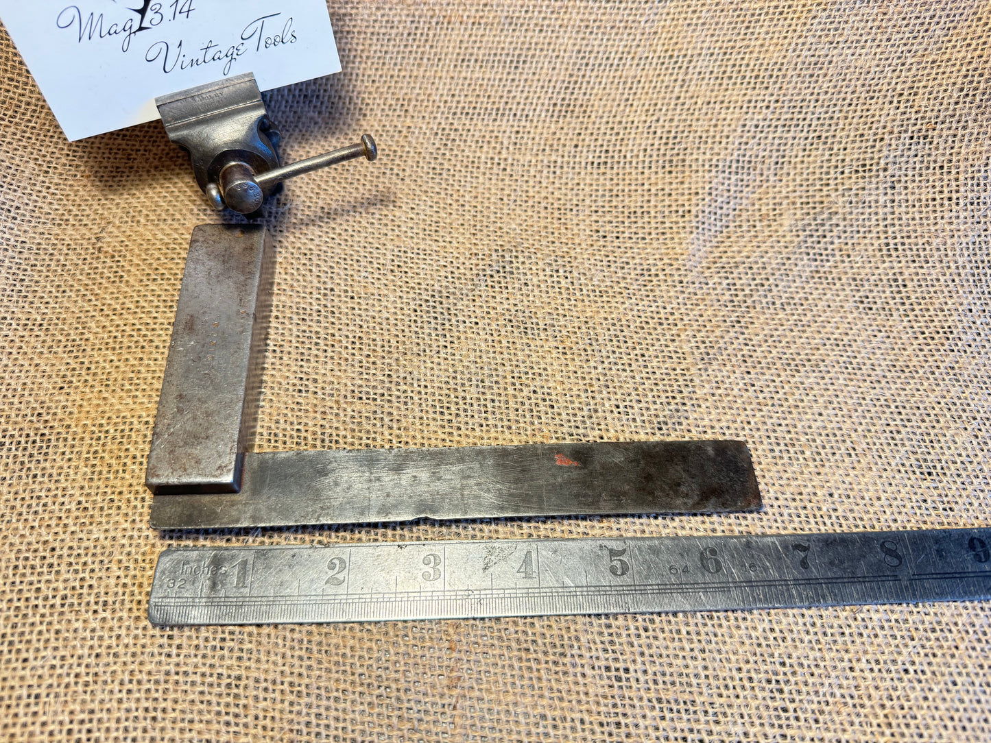 Vintage G Dixon 6.5” Engineers Square 1931