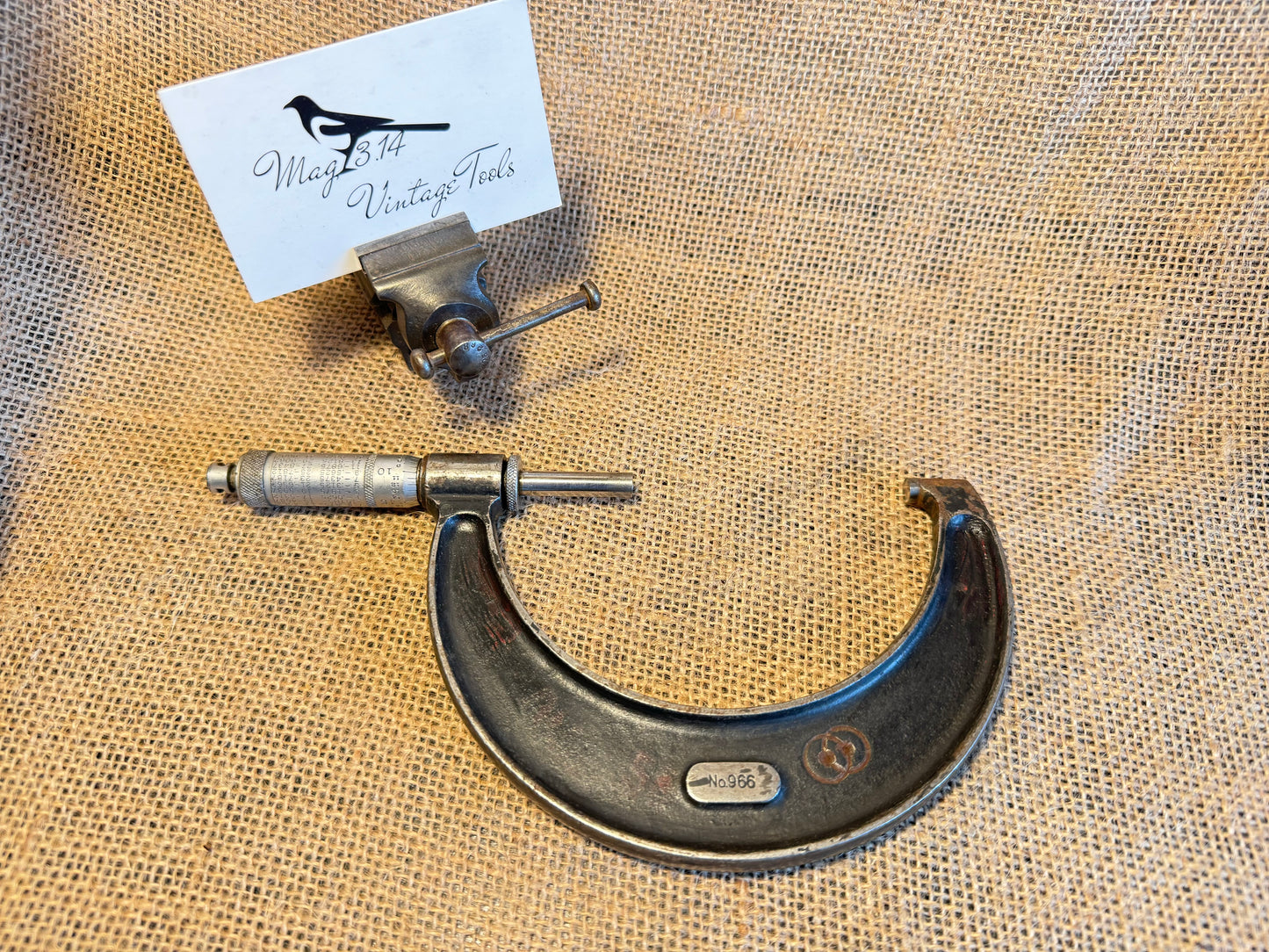 Moore & Wright No 966 3” - 4” Micrometer