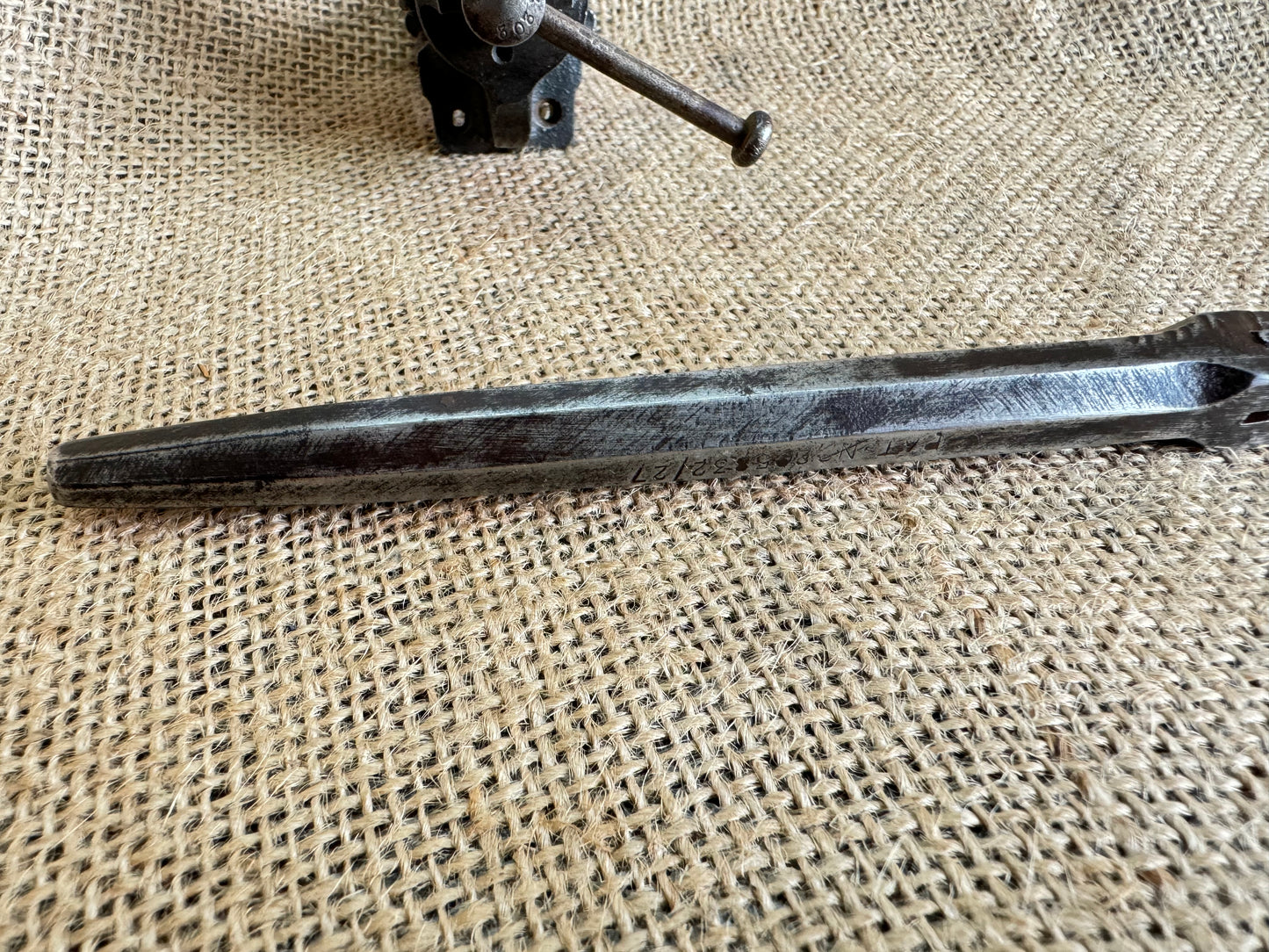 Vintage 6” Stonemasons Chisel with Replaceable Tip