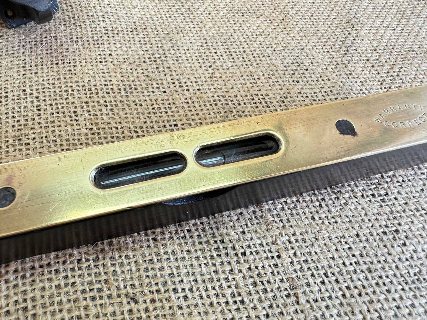 J Rabone & Sons Brass and Hardwood 8” Level