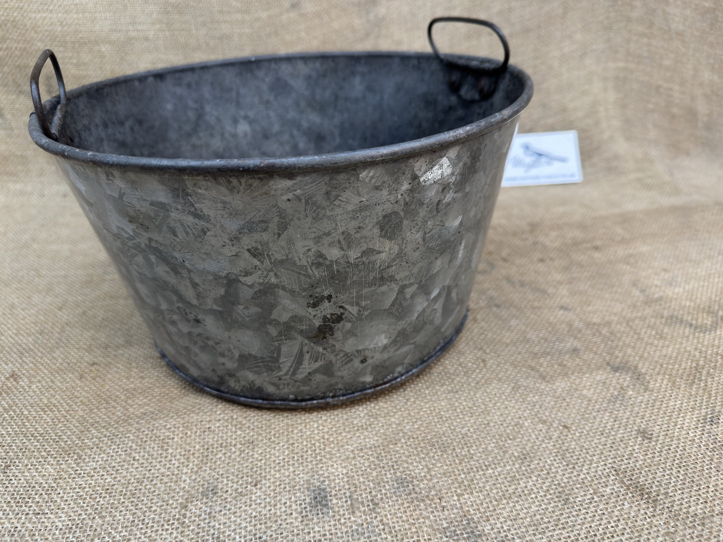 Galvanised Bucket / Fruit Pickers Basket