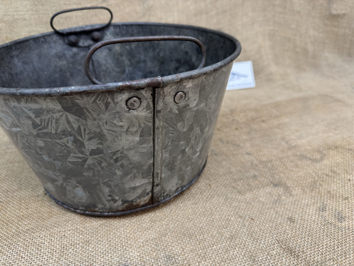 Galvanised Bucket / Fruit Pickers Basket