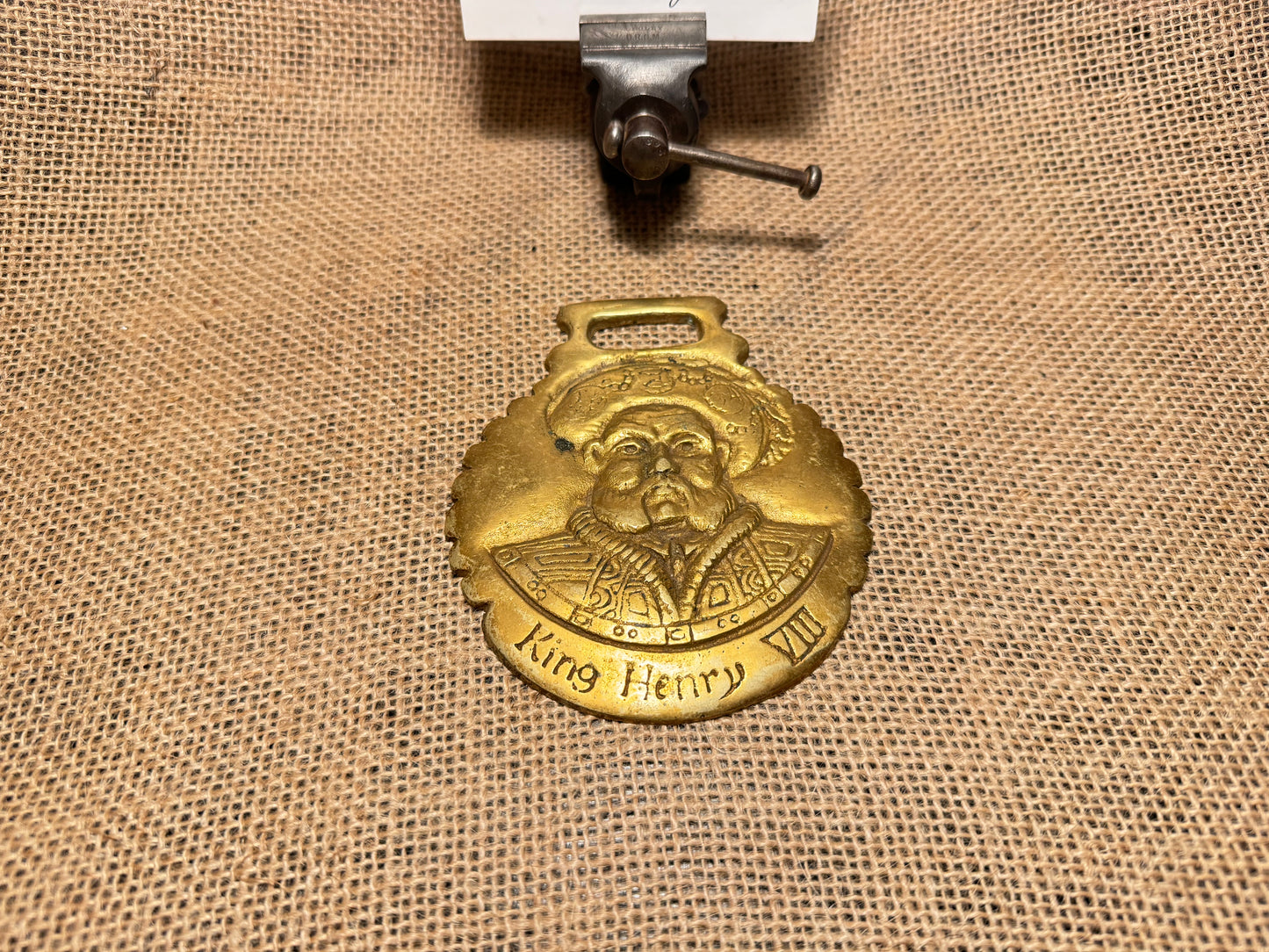 King Henry VIII Horse Brass - Collectible Equestrian Memorabilia