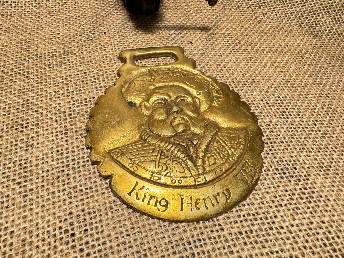 King Henry VIII Horse Brass - Collectible Equestrian Memorabilia
