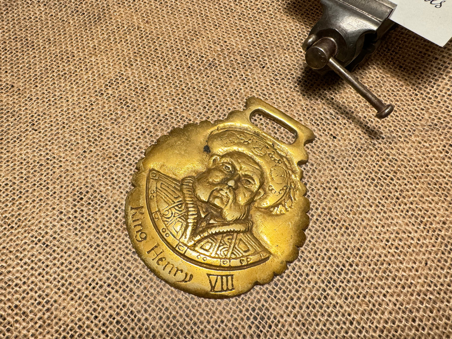 King Henry VIII Horse Brass - Collectible Equestrian Memorabilia