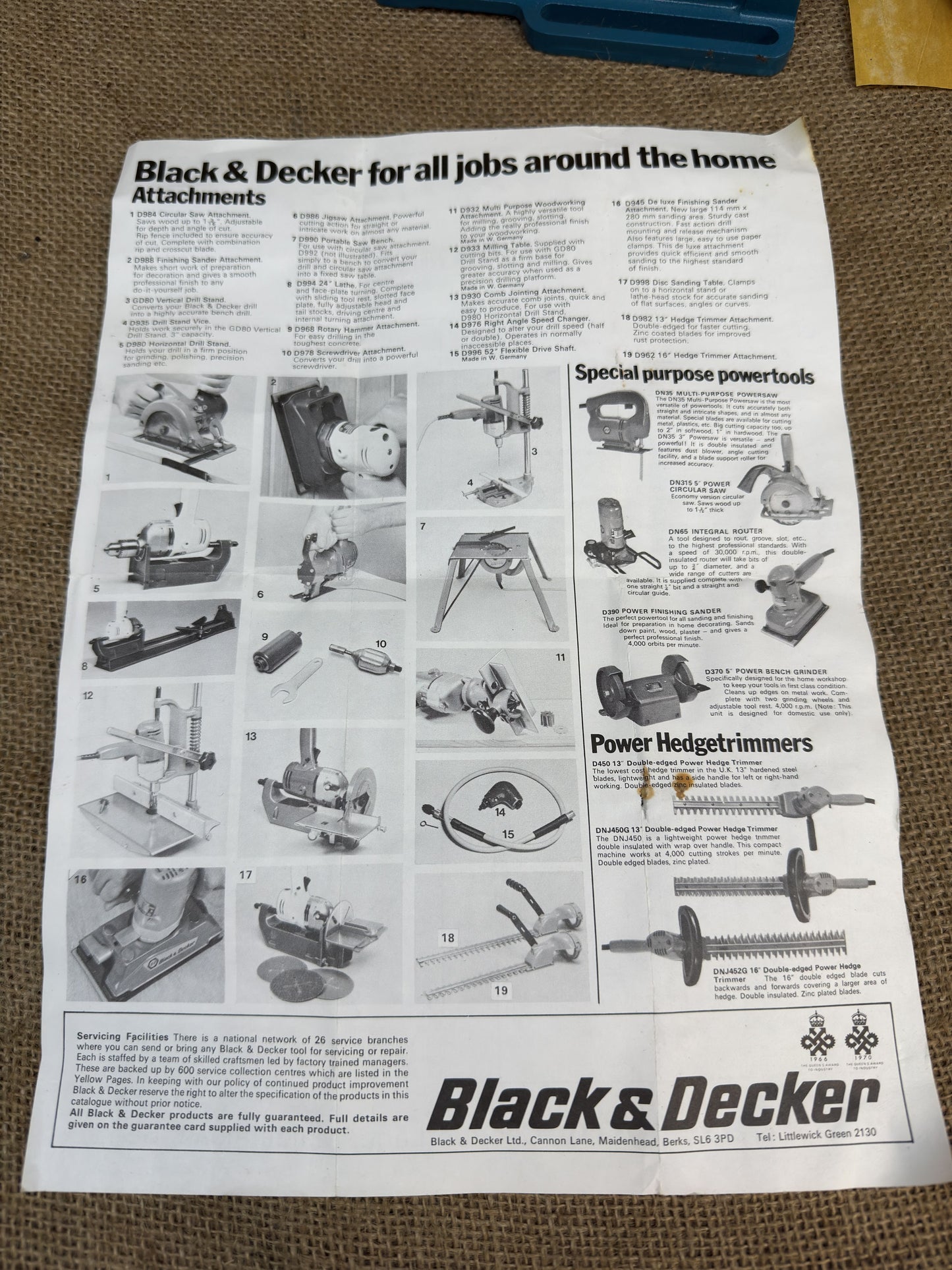 Black & Decker D935 Vertical Drill Stand Vice