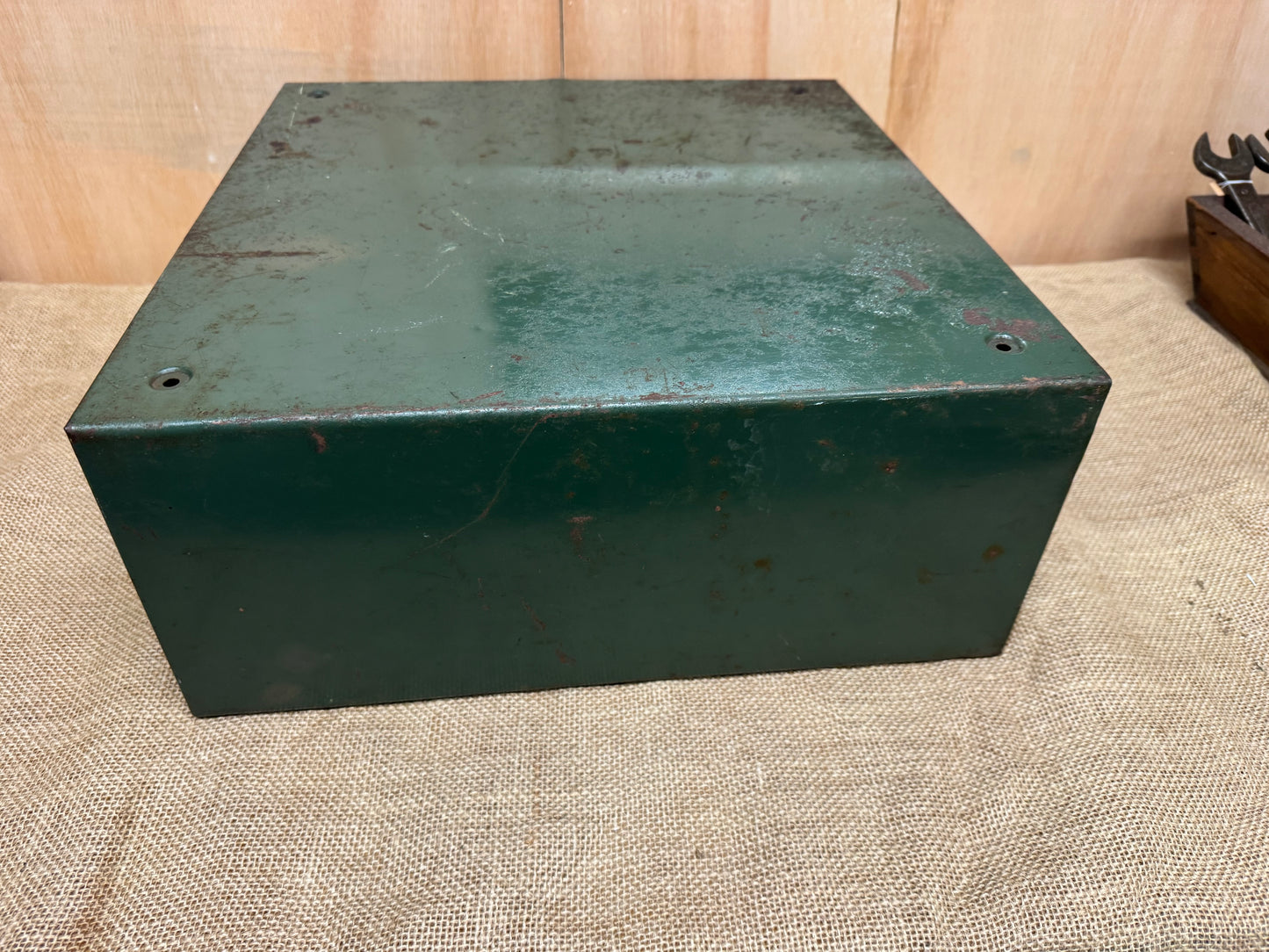 Vintage Blick Green 2 Drawer Card File / Index Cabinet