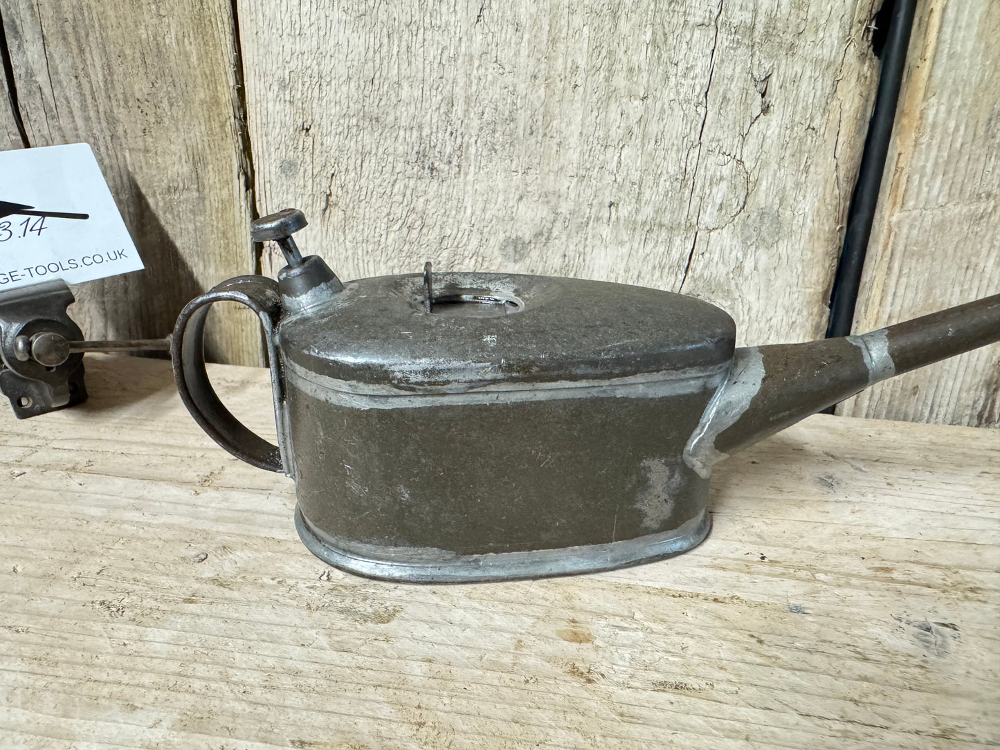 Braimes 1/2 Pint Oil Can with 1953 Military Broad Arrow