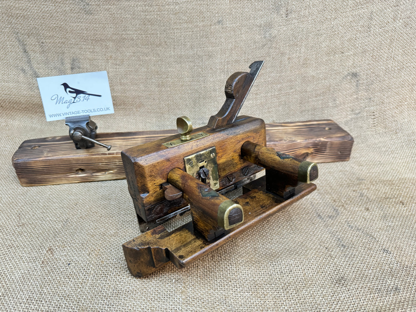 Antique Plough Plane with James Howarth Iron