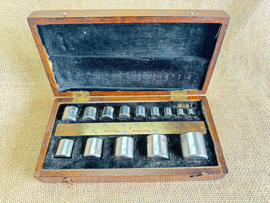 The Hoffmann Manufacturing Co Ltd Wooden Boxed Precision Roller Set