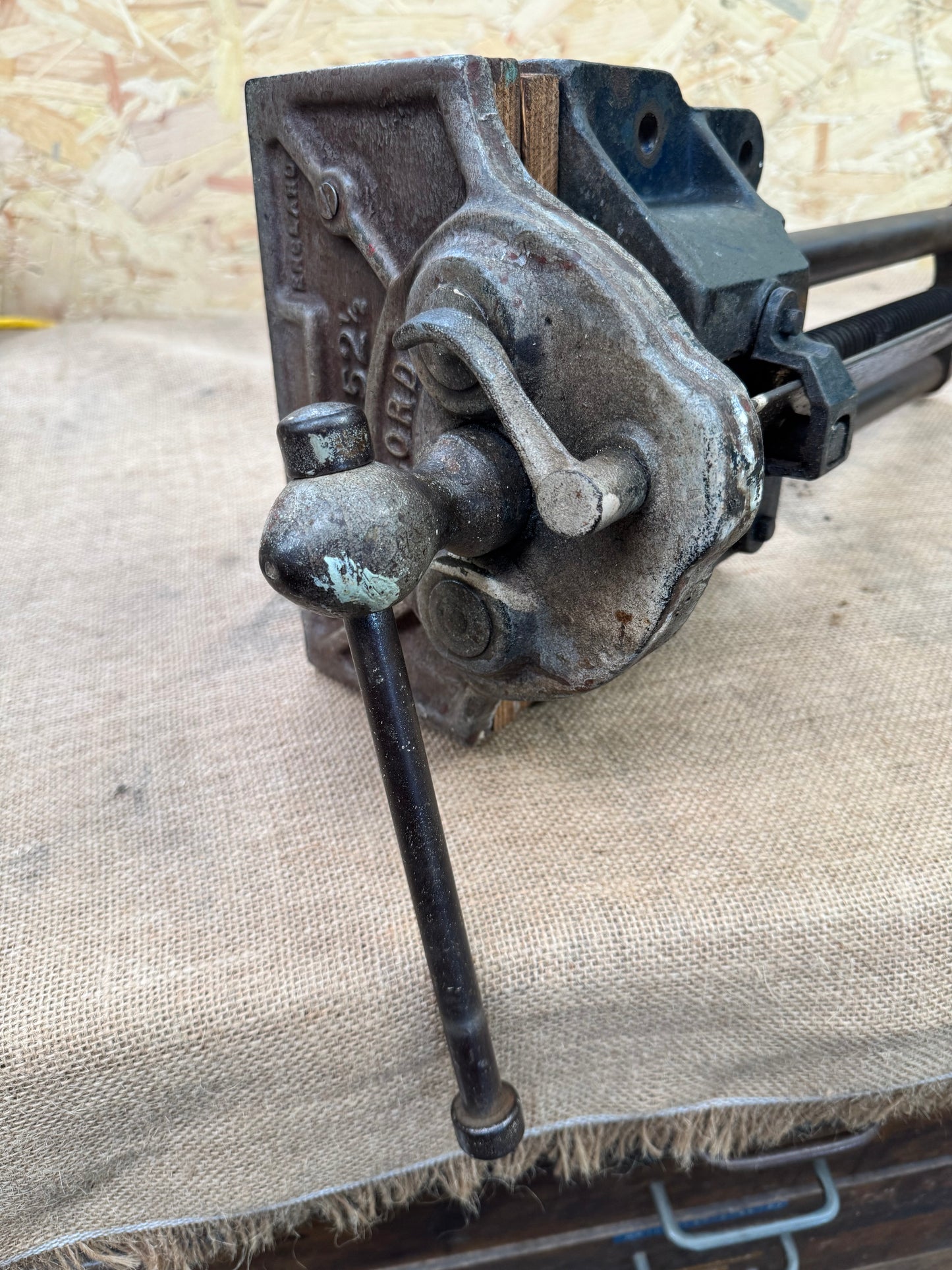 Record No 5 1/2 Woodworkers Vice