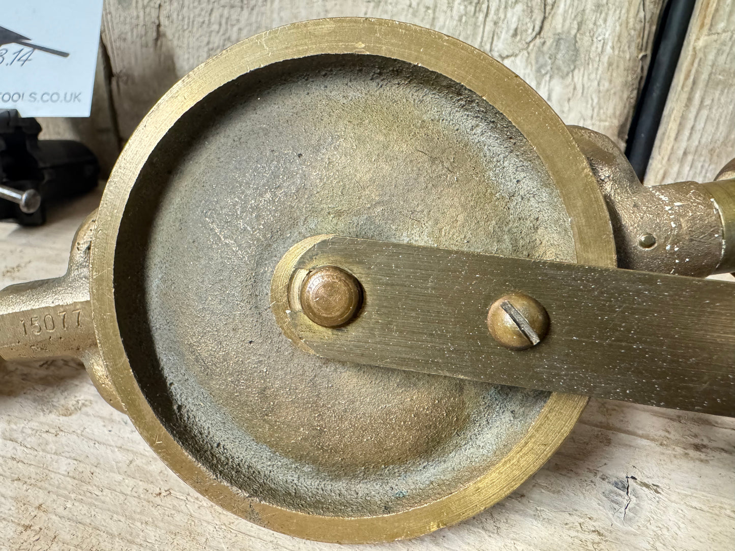 Rare Brass Body Egg Beater Hand Drill