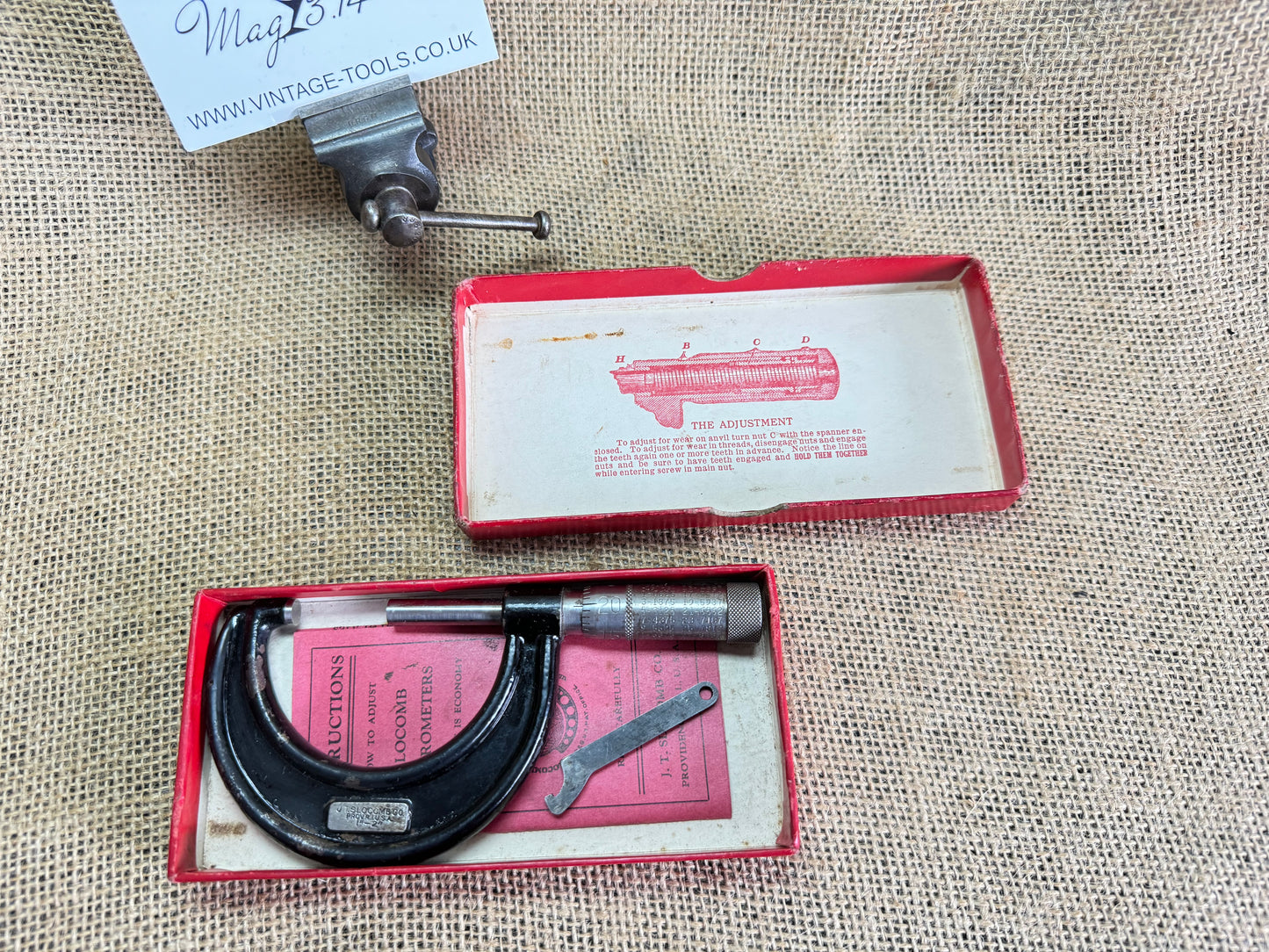 Vintage Slocomb No 27 1-2” Micrometer