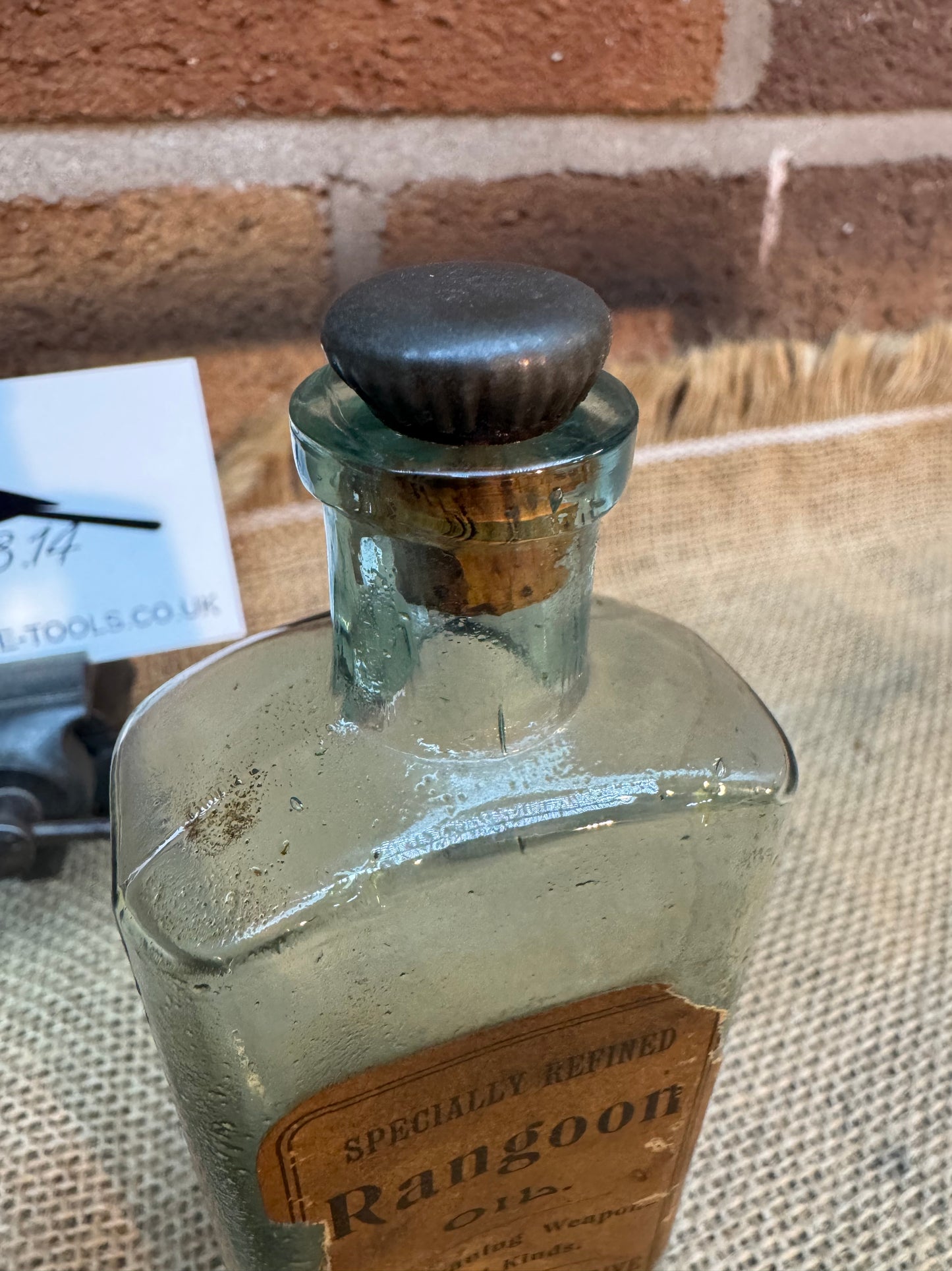 Rangoon Oil Glass Bottle