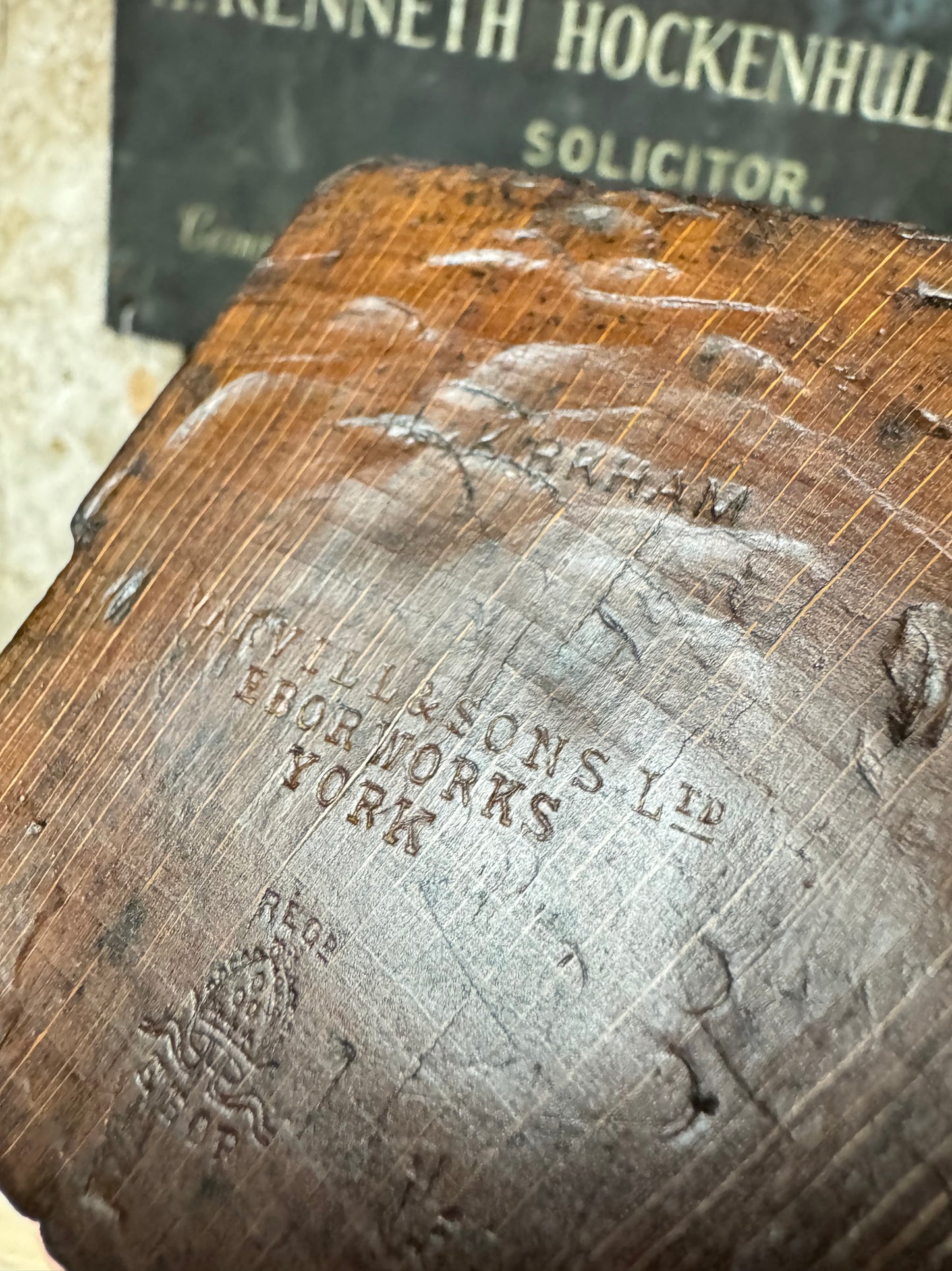 Varvill & Sons 22" Beechwood Trying Plane