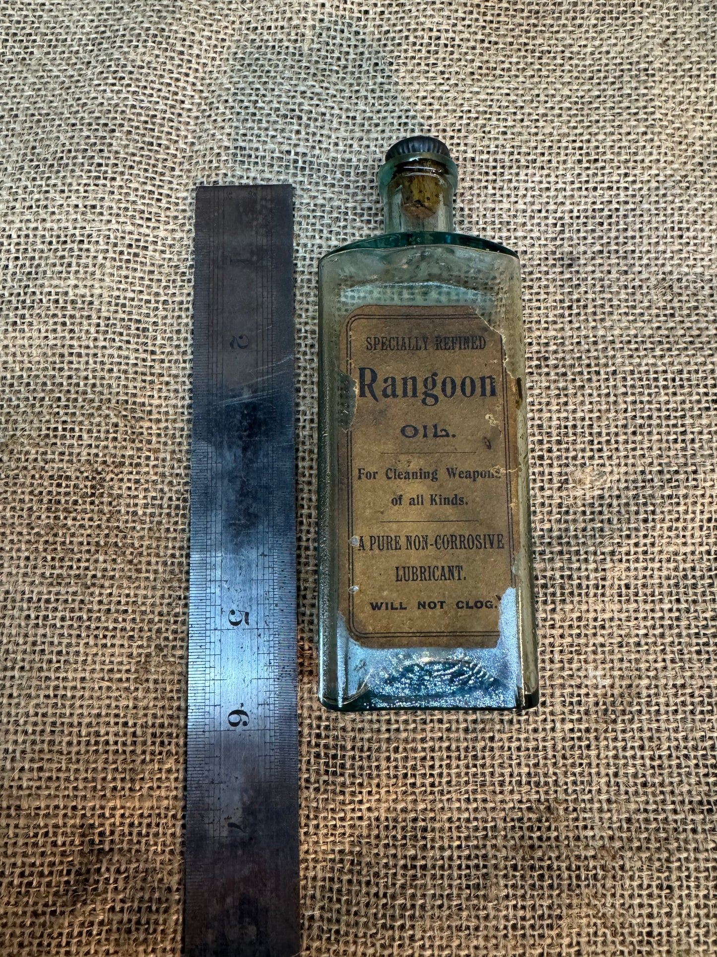 Rangoon Oil Glass Bottle
