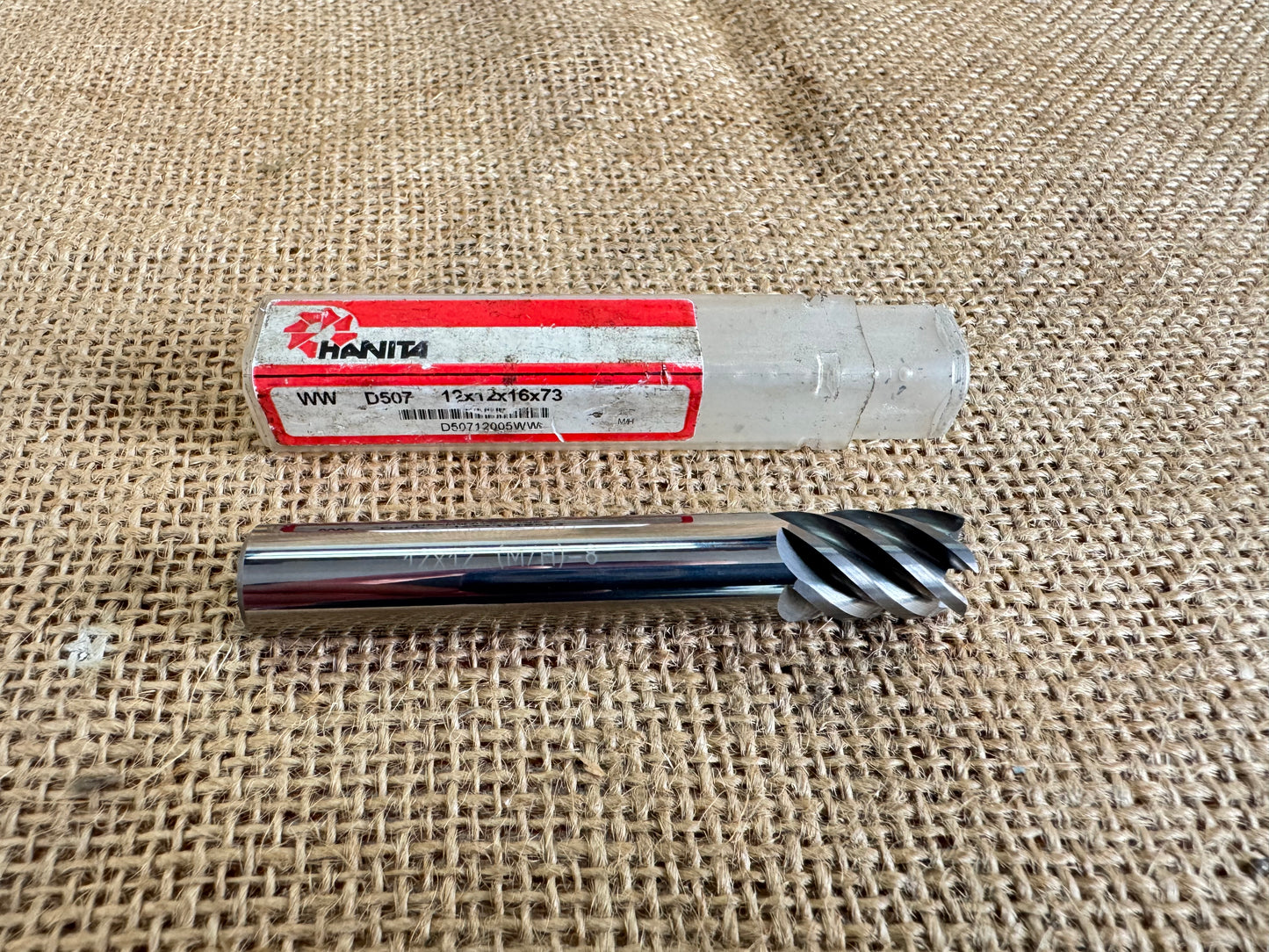 Hanita D507 12mm Carbide End Mill
