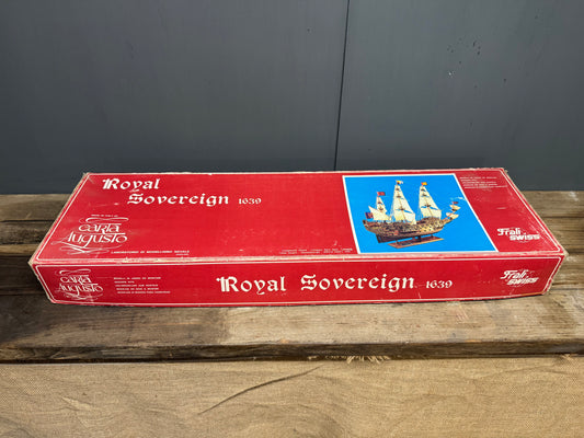 Carta Augusto 1639 Royal Sovereign Wooden Kit Model Boat