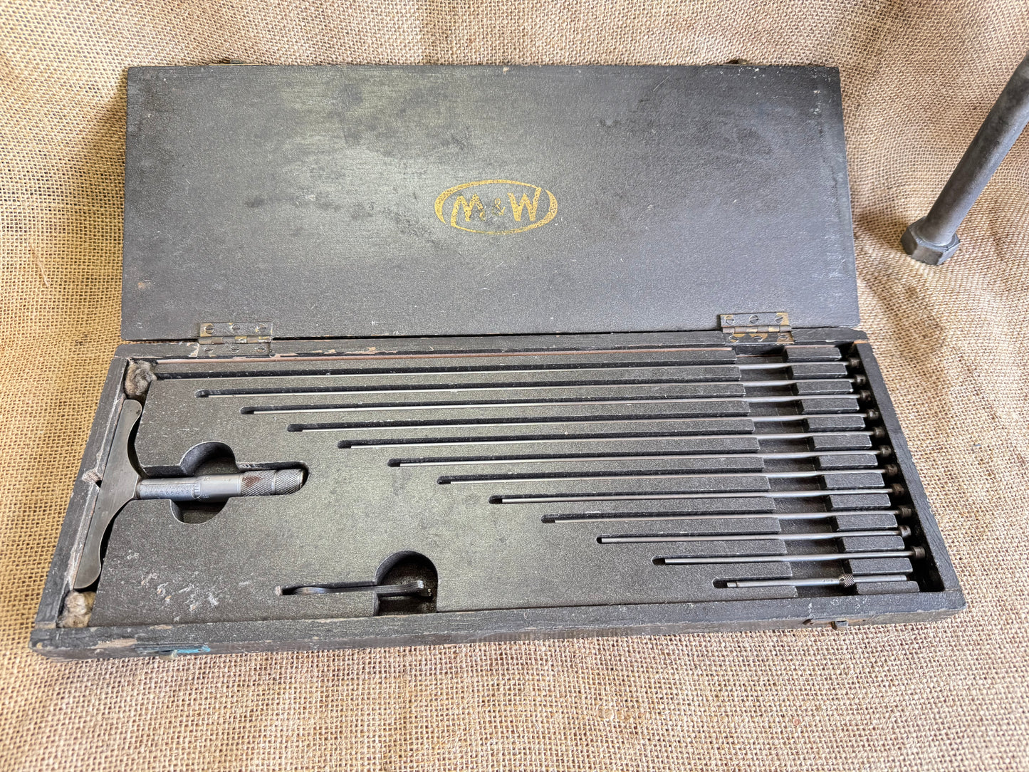 Moore & Wright Depth Gauge Micrometer Set 0-12”