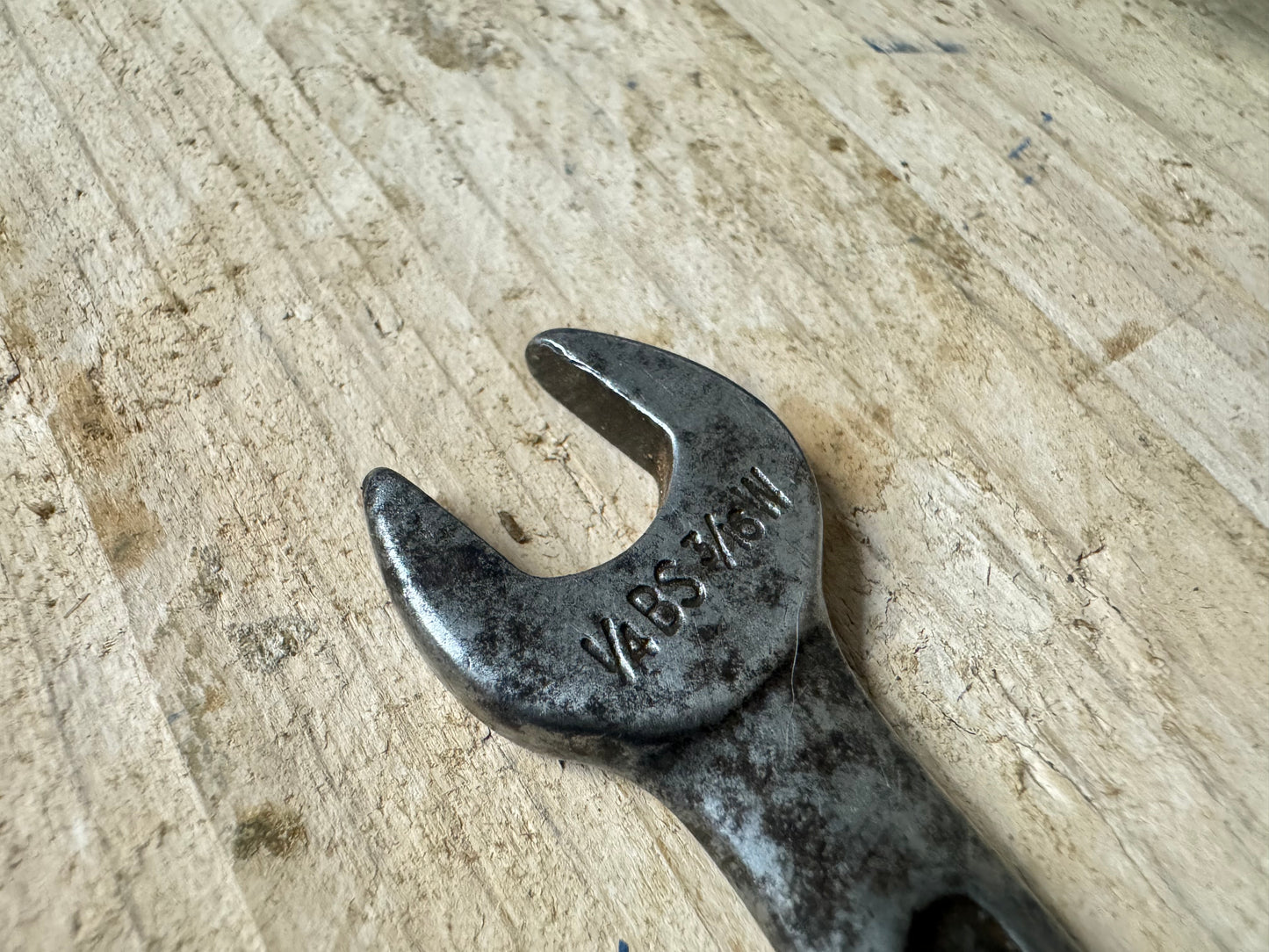 Britool Imperial Open Combination Spanner With Military Broad Arrow