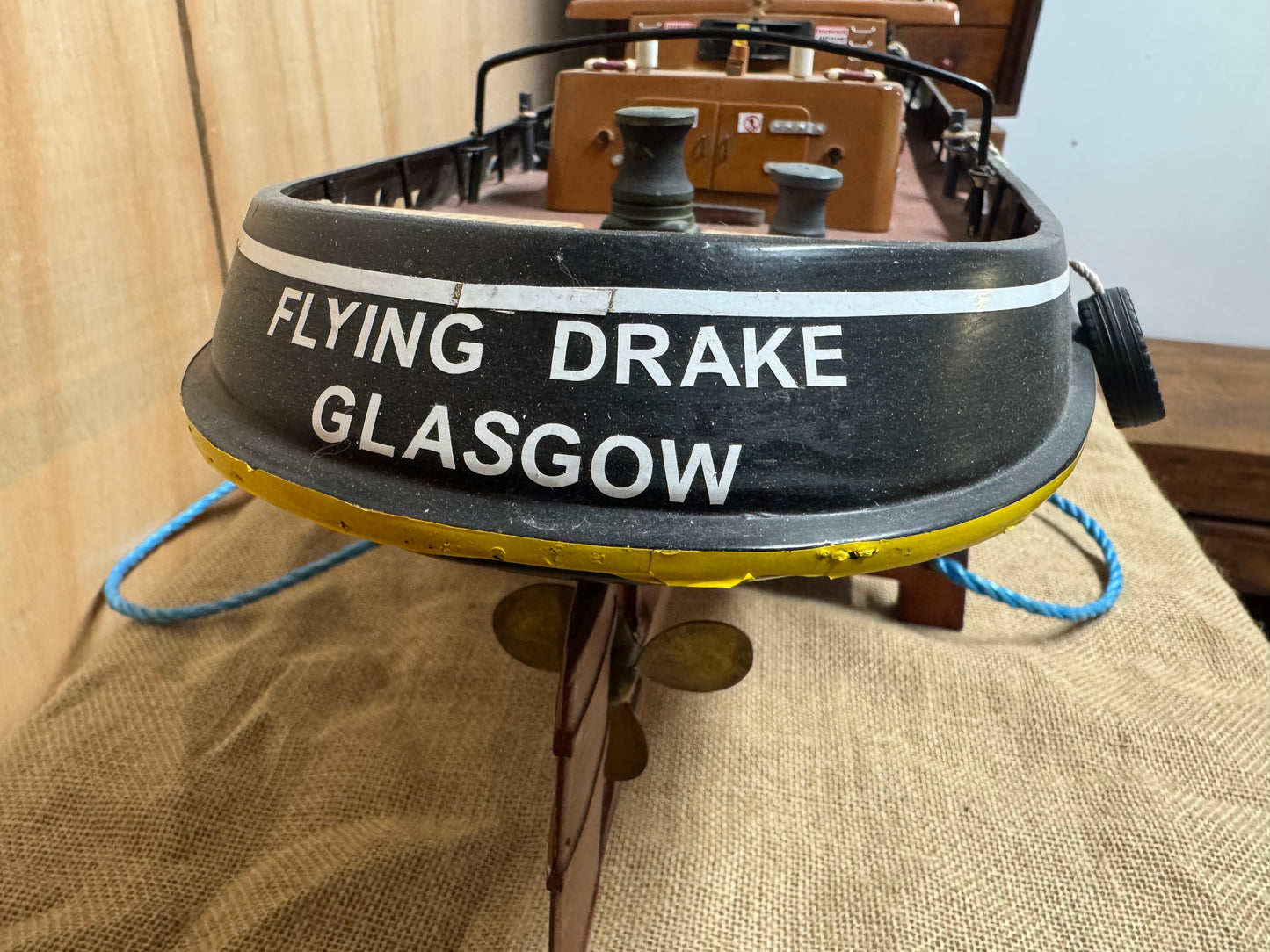 RC Scale Model Flying Drake 1950’s Tug Boat