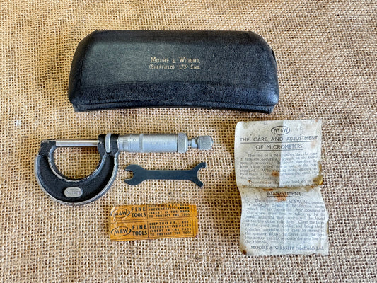 Moore & Wright No 965B 0-1” Micrometer
