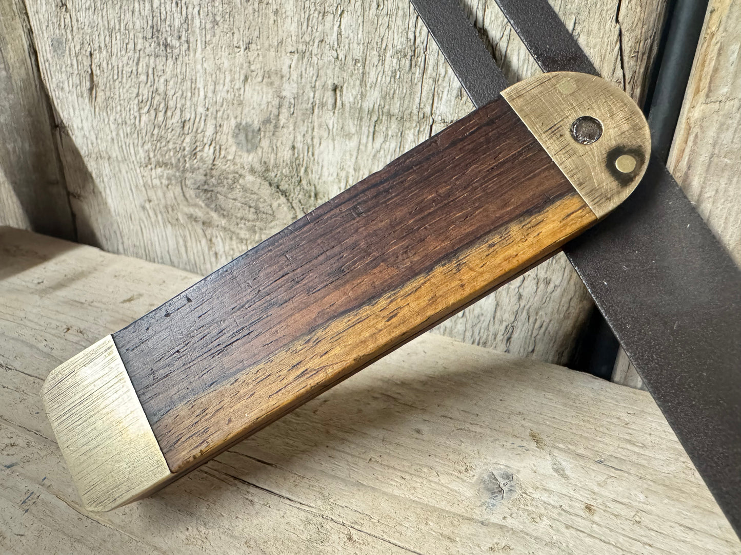 Brass & Rosewood 7 1/2” Sliding Bevel