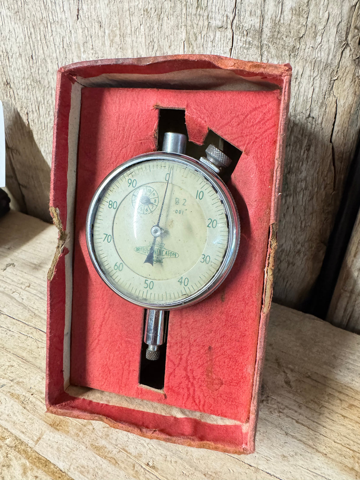 British Indicators B2 .001" Dial Indicator - For Spares/Restoration