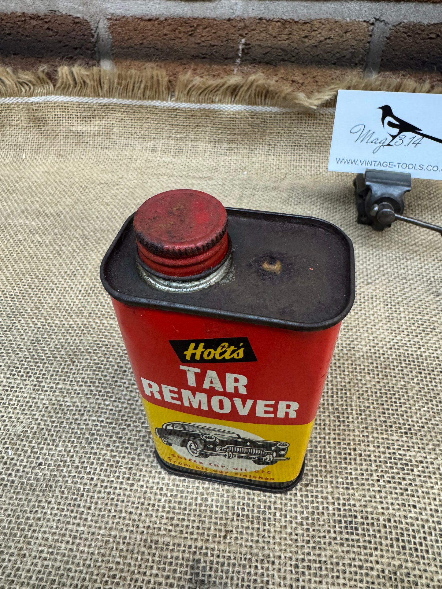 Vintage Holts Tar Remover Tin Can