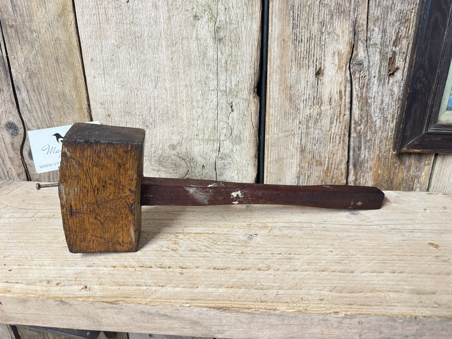 Vintage 11oz User made Wooden Mallet