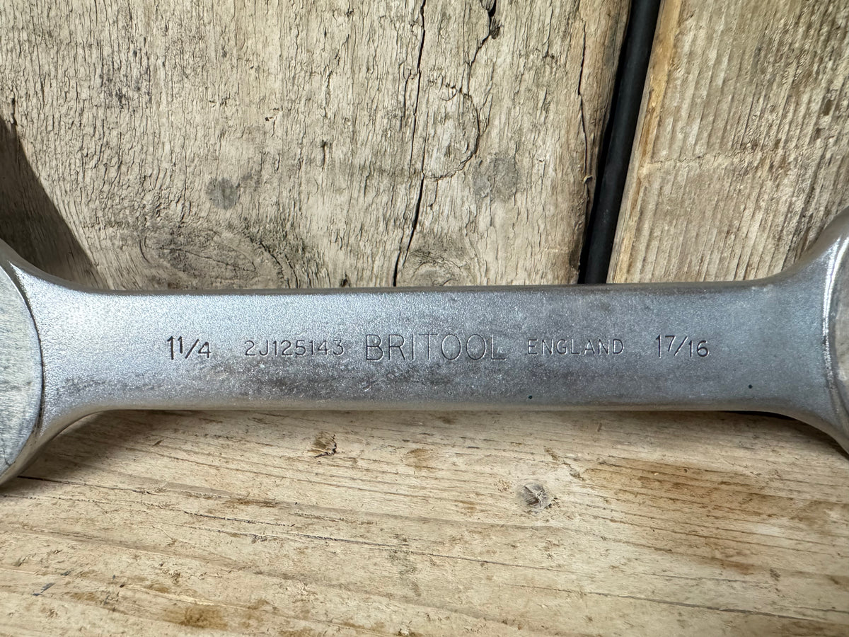 Britool 2J125143 1 1/4" & 1 7/16" Open Combination Spanner