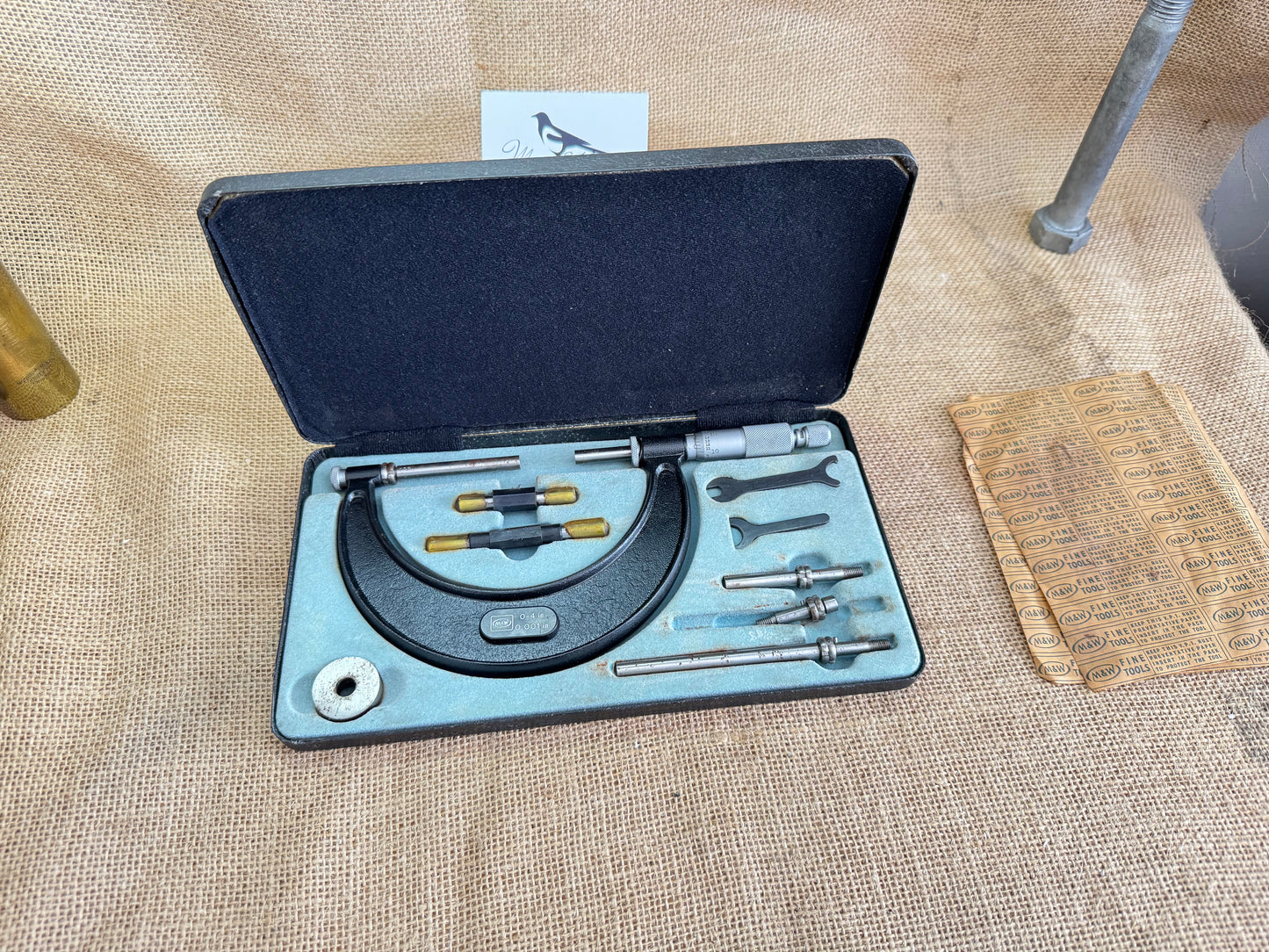 Moore & Wright No 941X 0-4” Micrometer Set