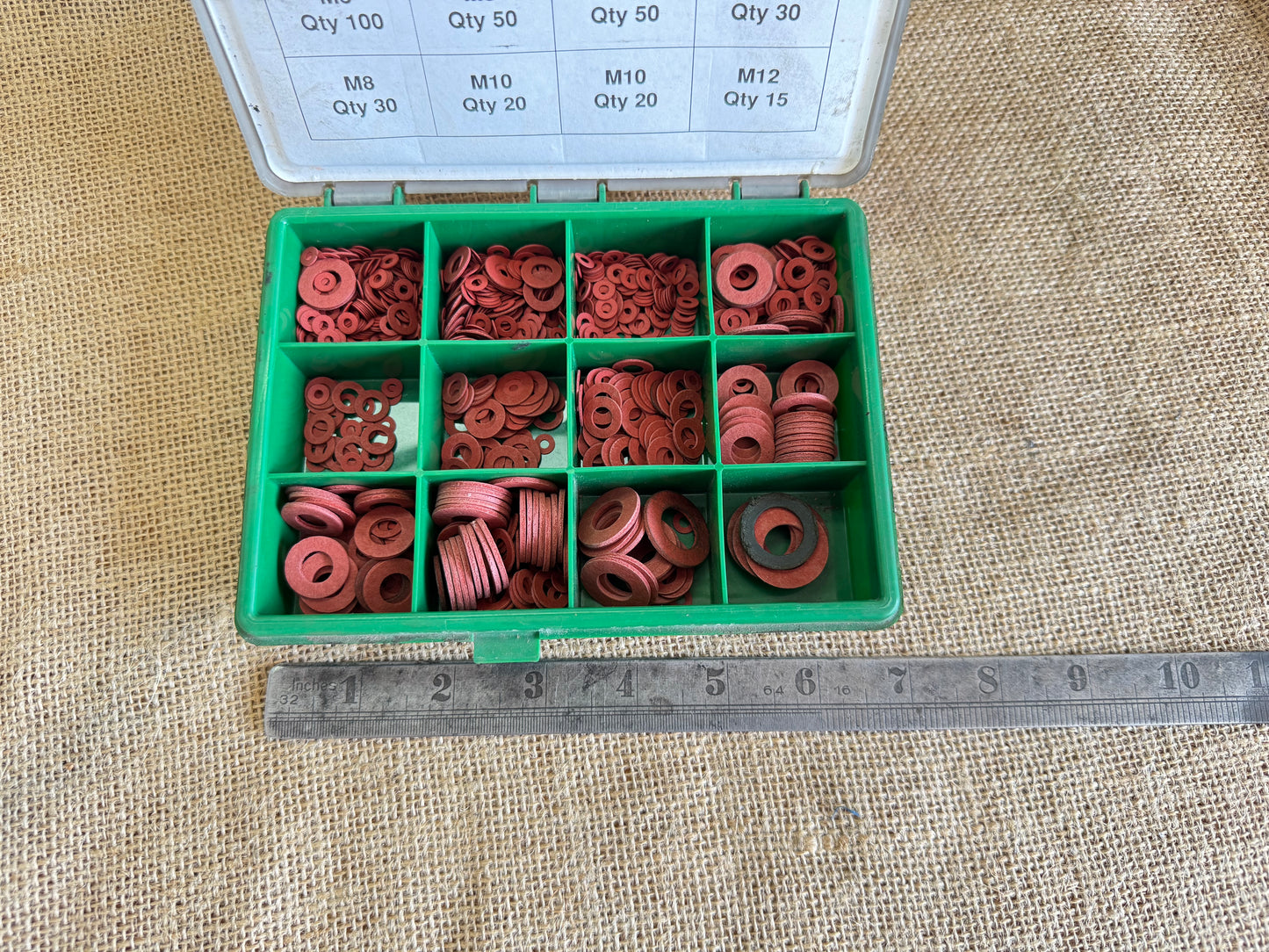 RS Components Fibre Washer Kit 289-174