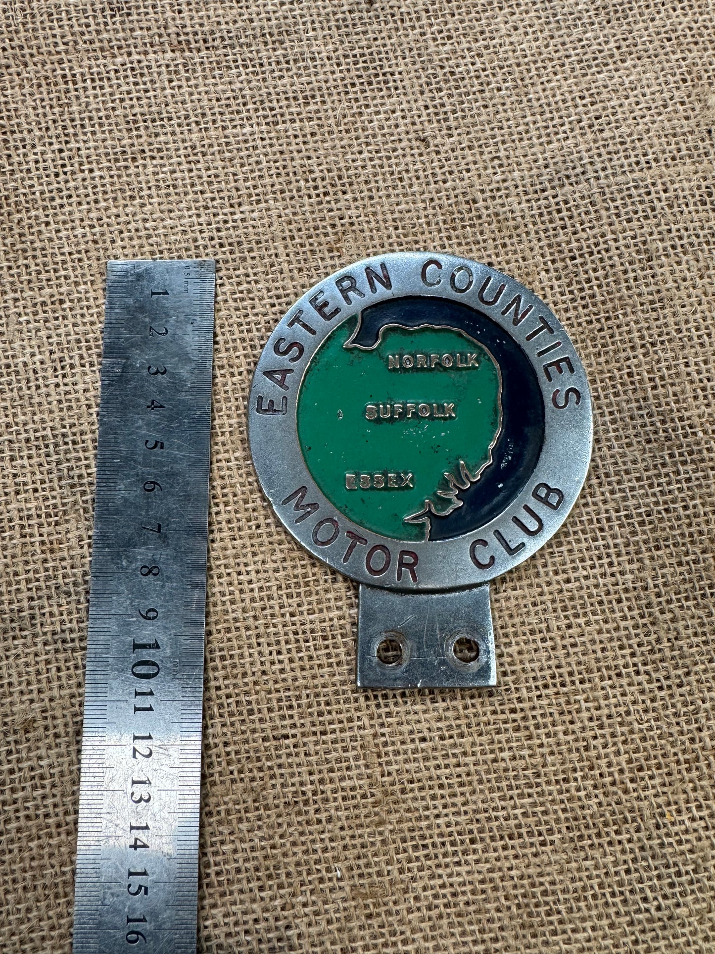 Eastern Counties Motor Club Classic Car Badge