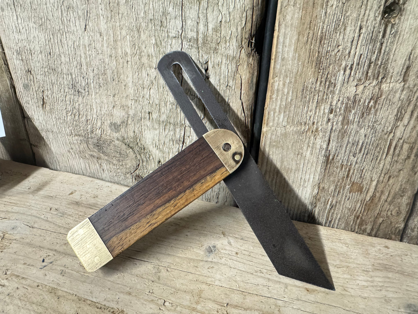 Brass & Rosewood 7 1/2” Sliding Bevel