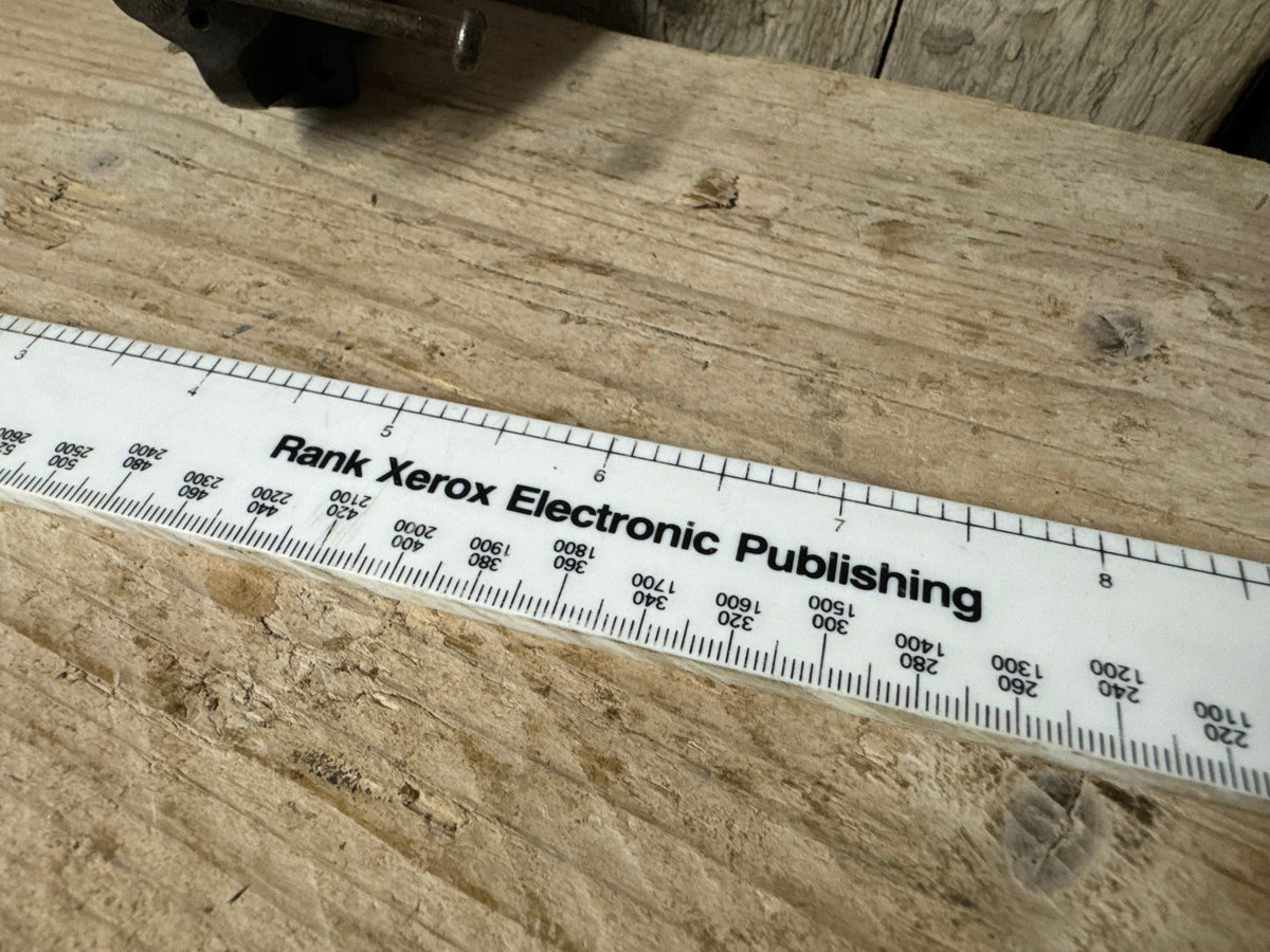 Rank Xerox Electronic Publishing 12" Plastic Rule