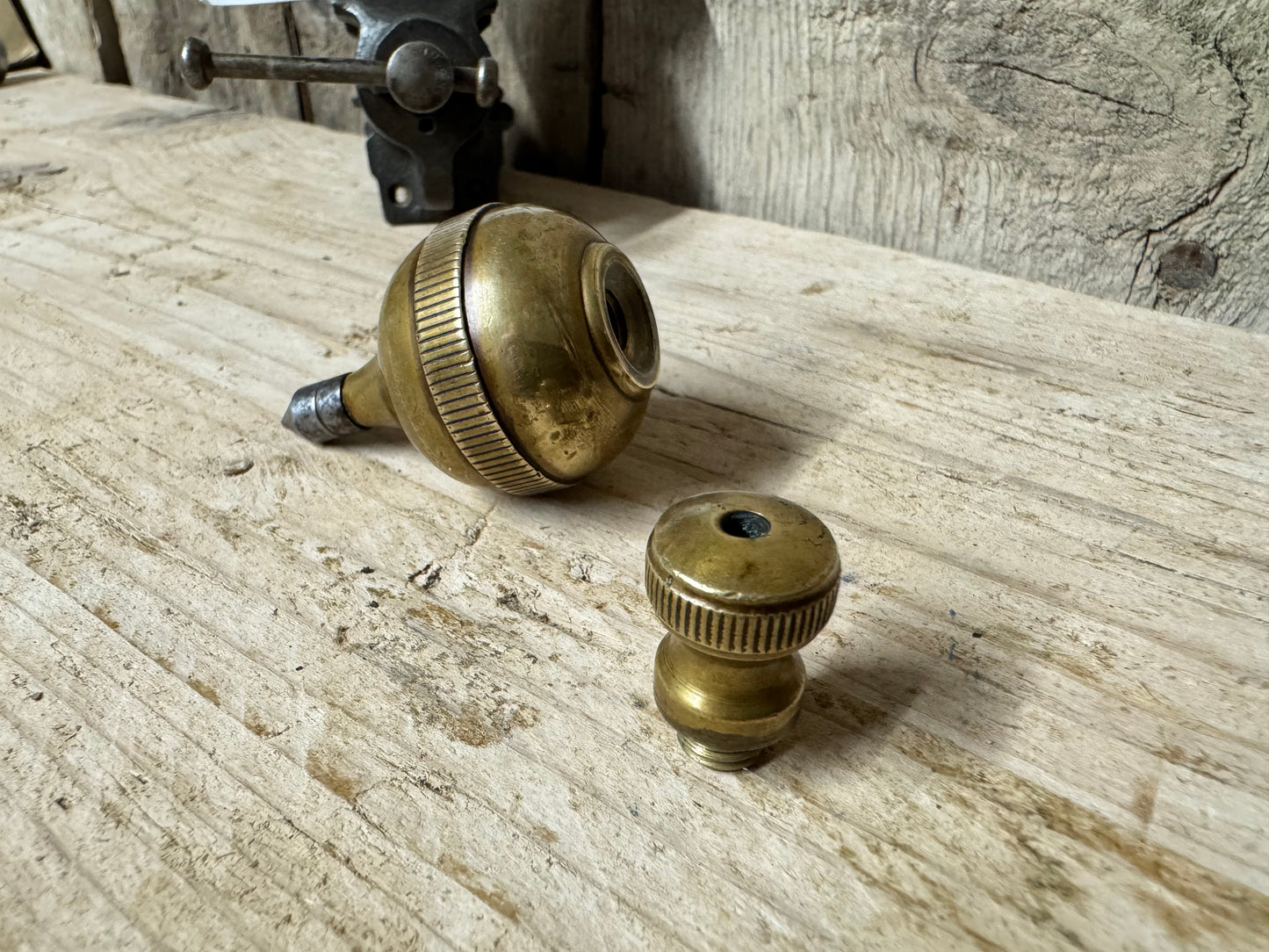 6.2oz Brass Plumb Bob with Steel Tip